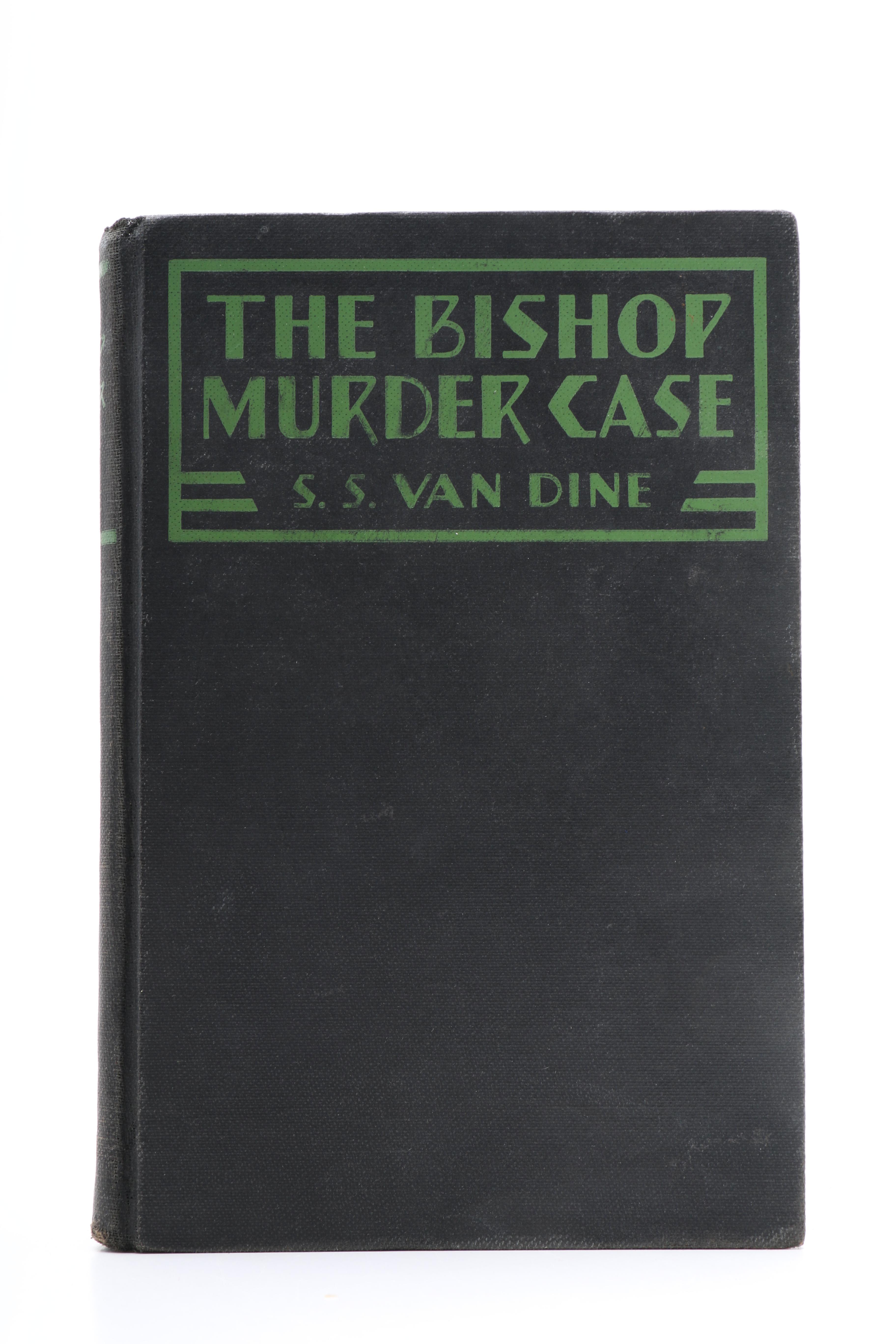 Three S.S. Van Dine First Edition Philo Vance Series Novels