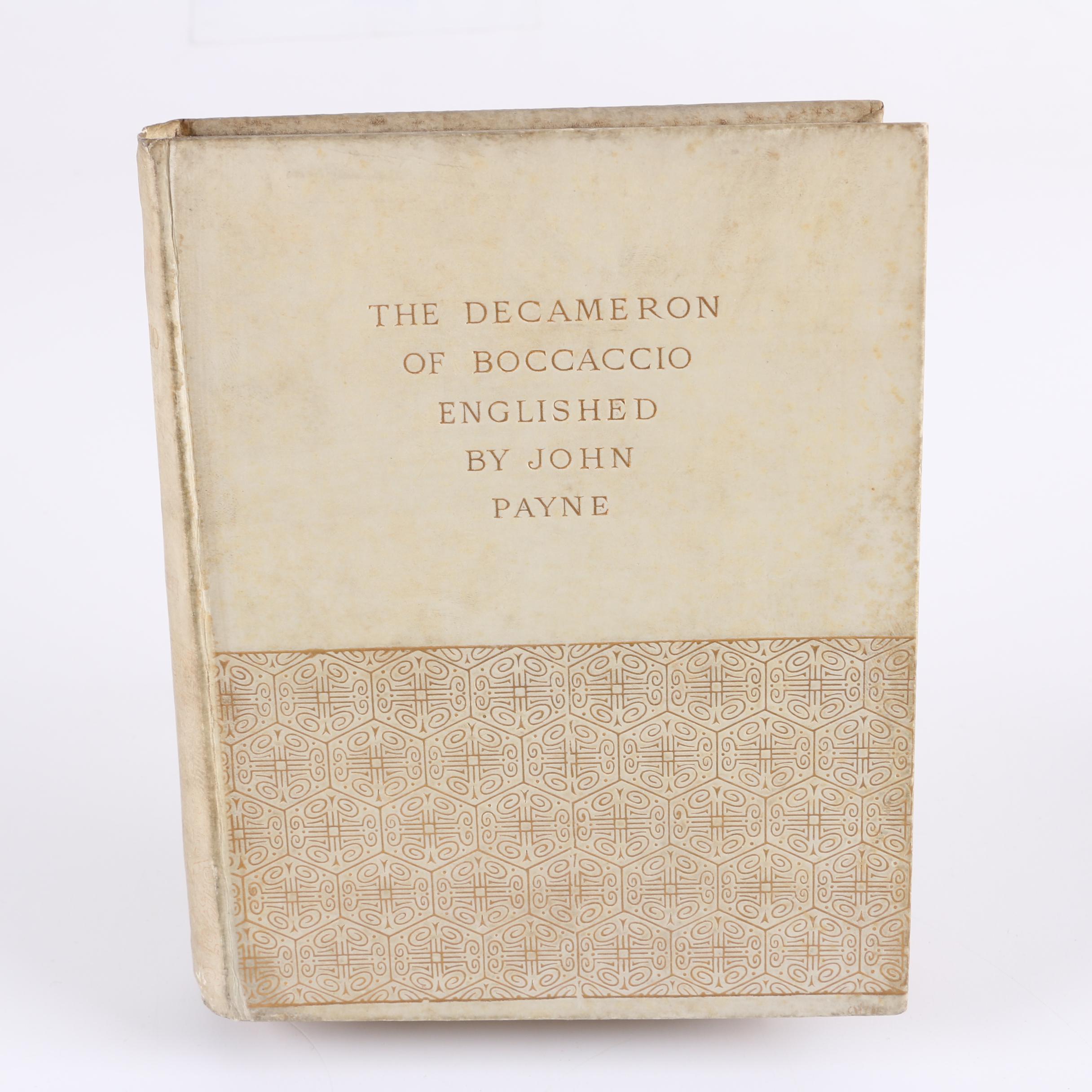 1886 Limited Edition Boccaccio's "Decameron" in Three Volumes
