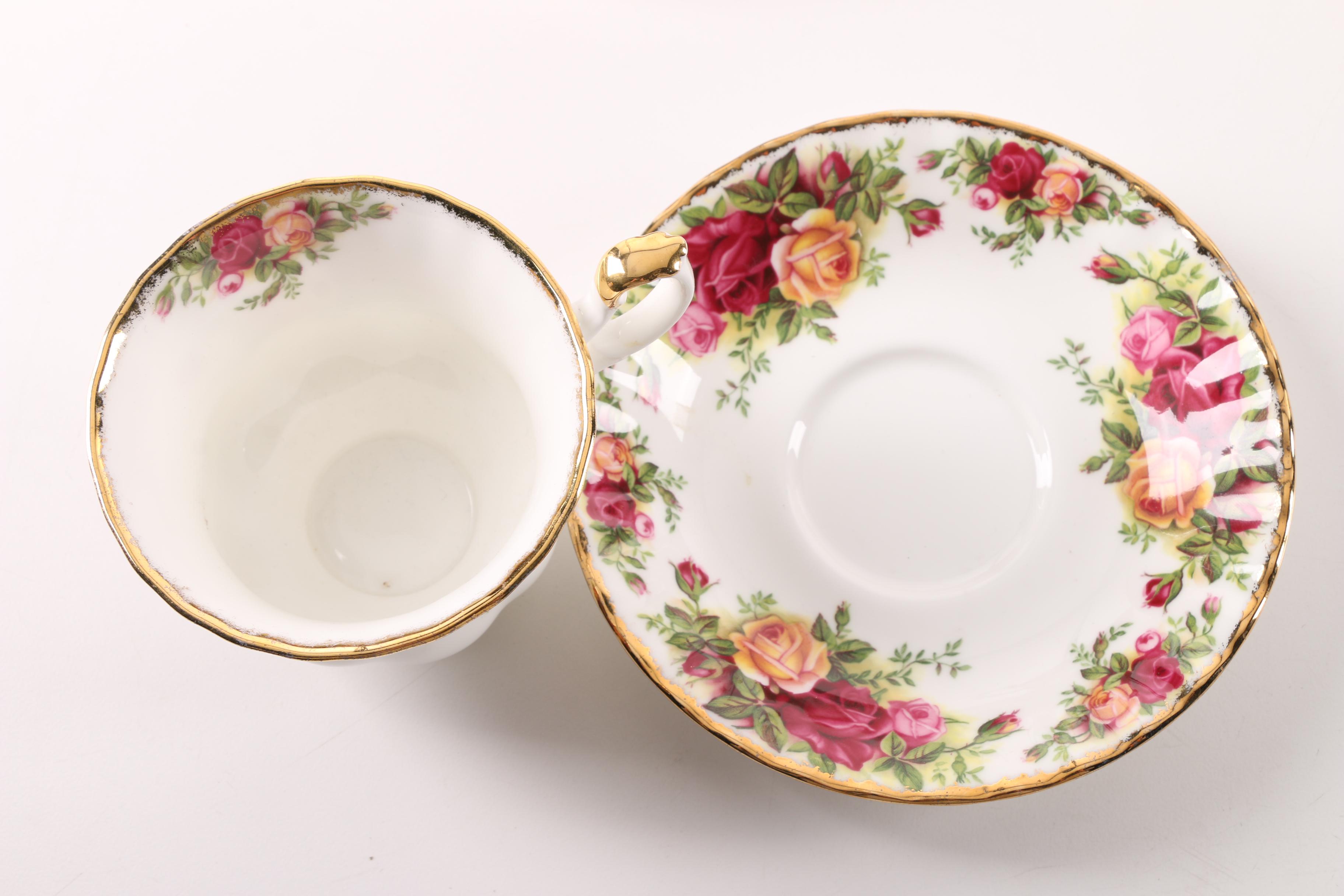 Royal Albert "Old Country Roses" Tea Set, Circa 1962