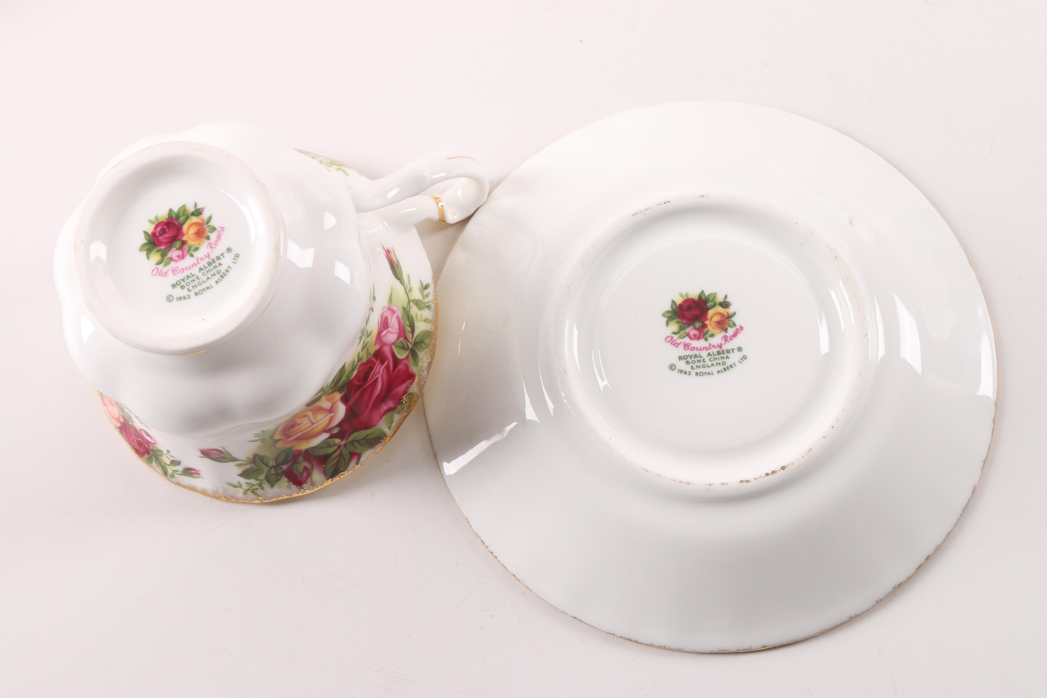Royal Albert "Old Country Roses" Tea Set, Circa 1962