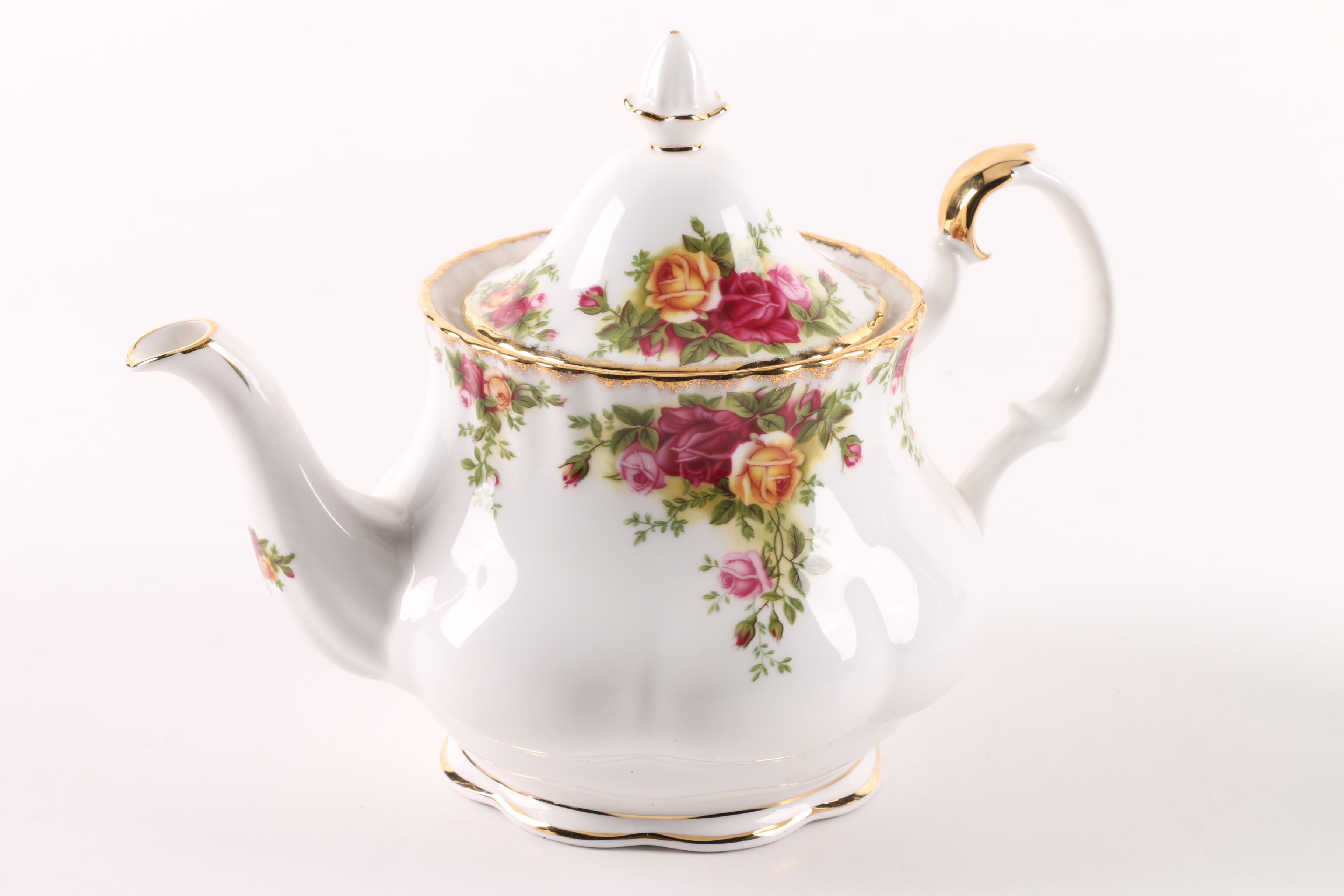 Royal Albert "Old Country Roses" Tea Set, Circa 1962