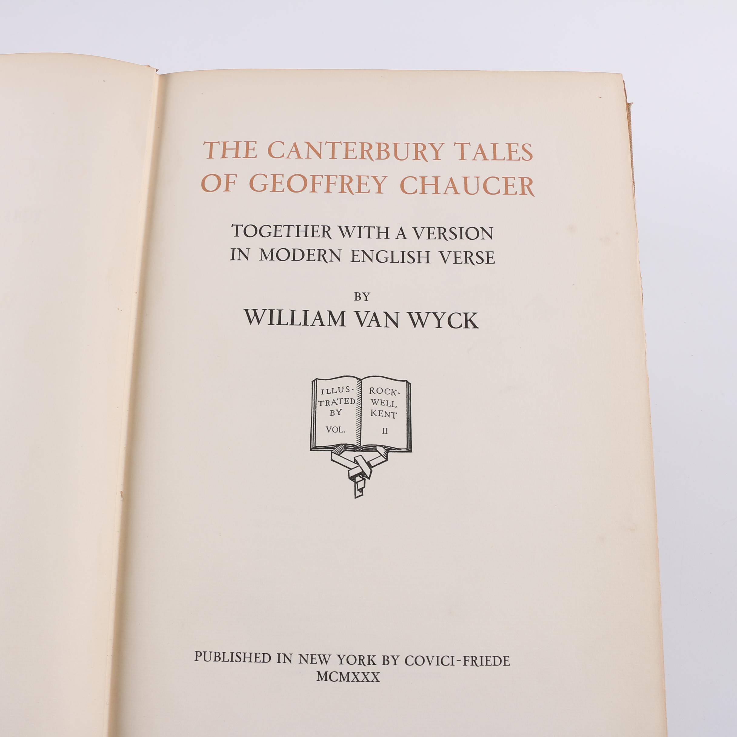 1930 Rockwell Kent Signed Limited Edition "The Canterbury Tales"