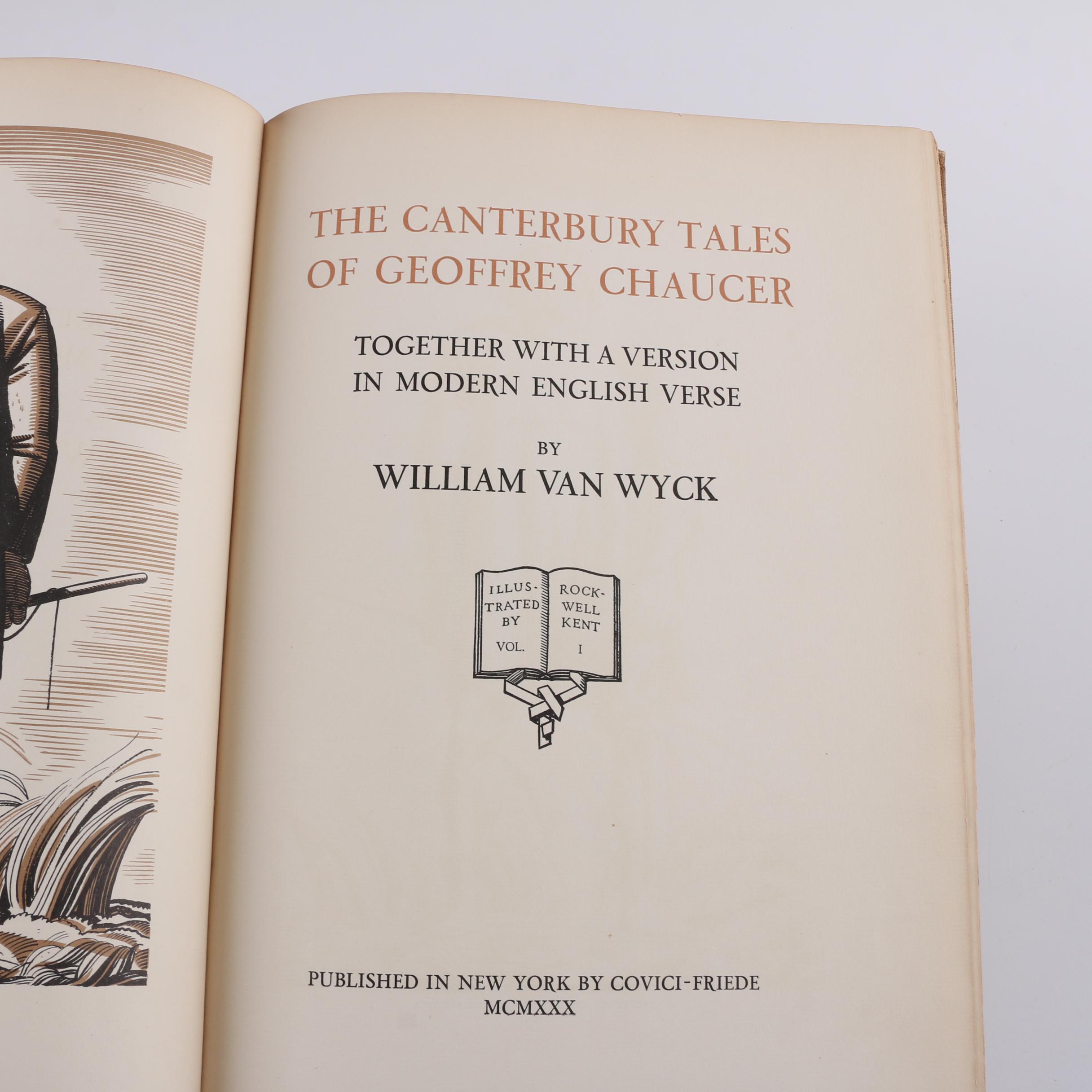1930 Rockwell Kent Signed Limited Edition "The Canterbury Tales"