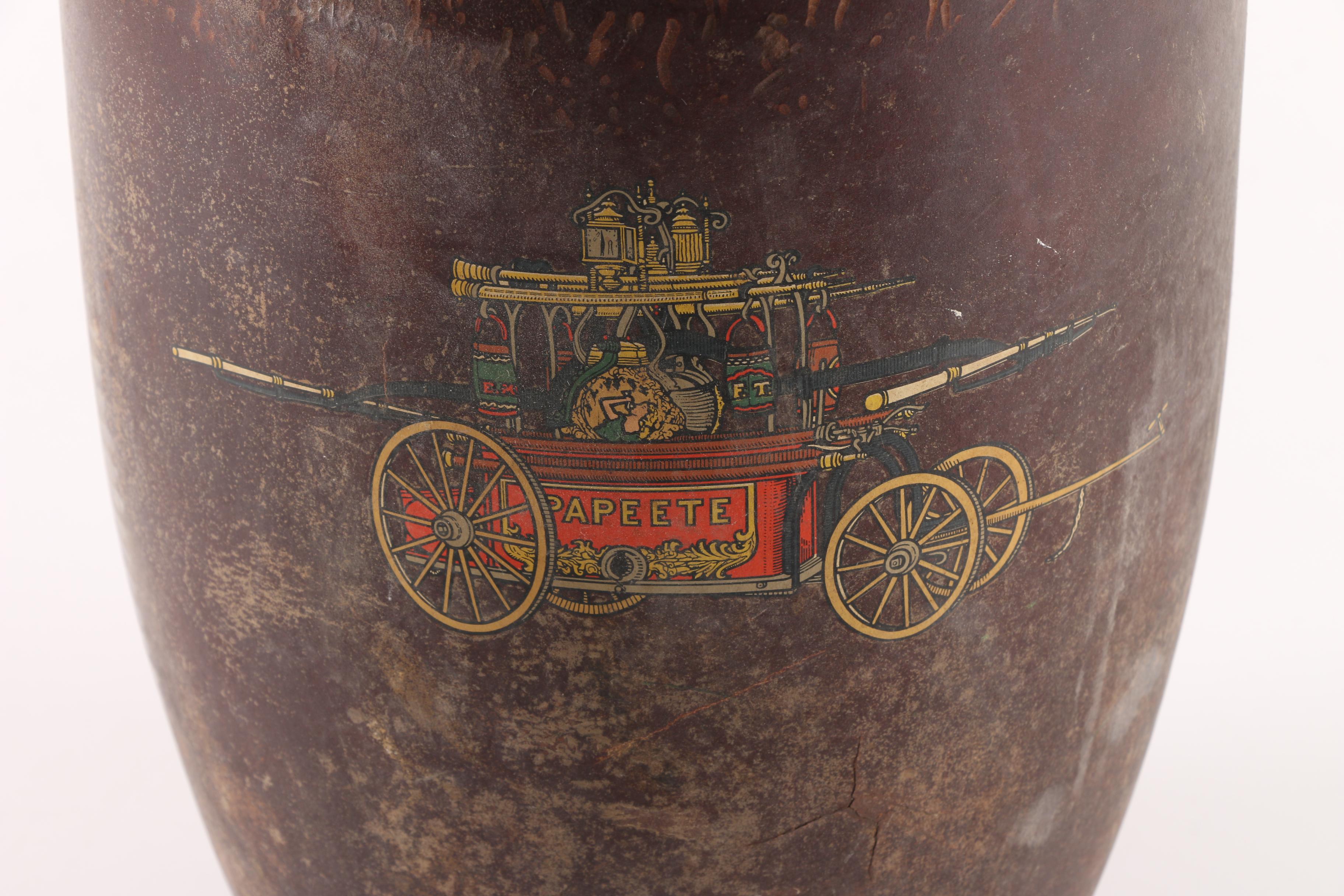 Vintage Leather Reproduction Fire Bucket