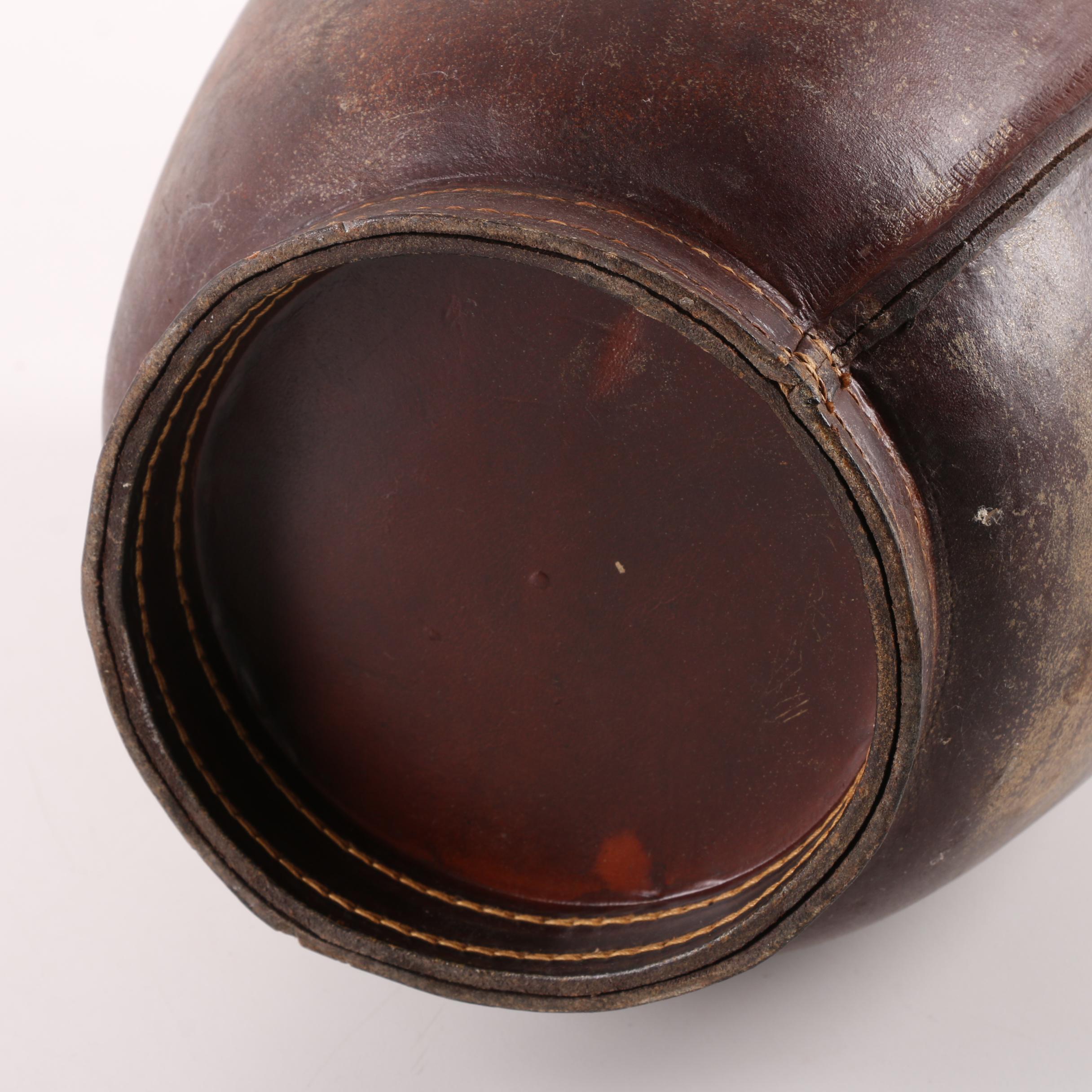 Vintage Leather Reproduction Fire Bucket