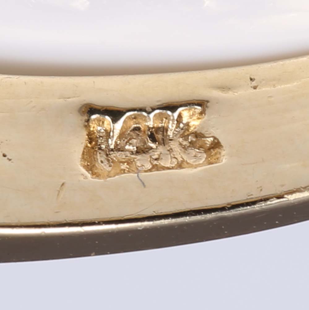 14K Yellow Gold Emerald, Ruby, Sapphire, Diamond Ring