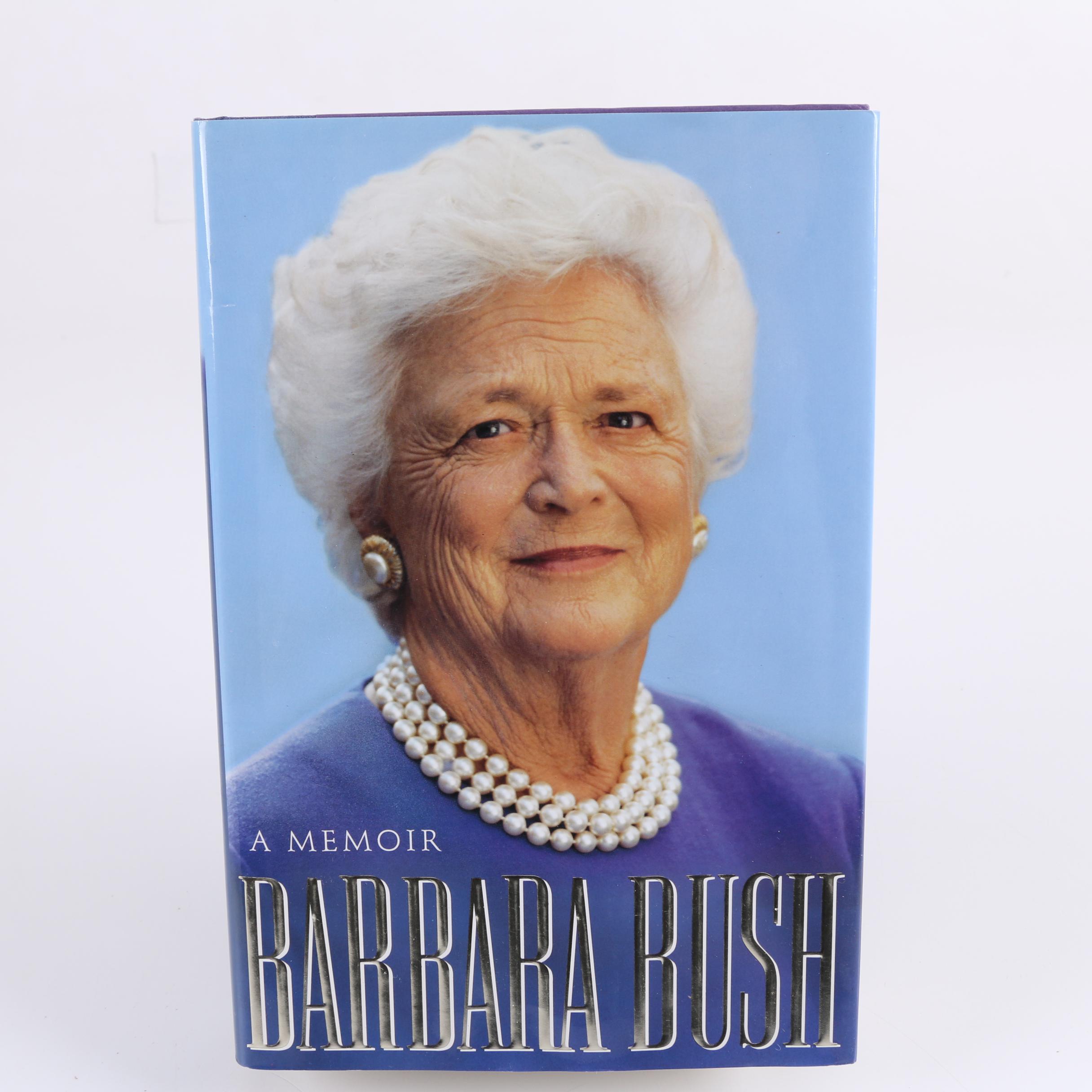 1994 First Printing "A Memoir" by Barbara Bush