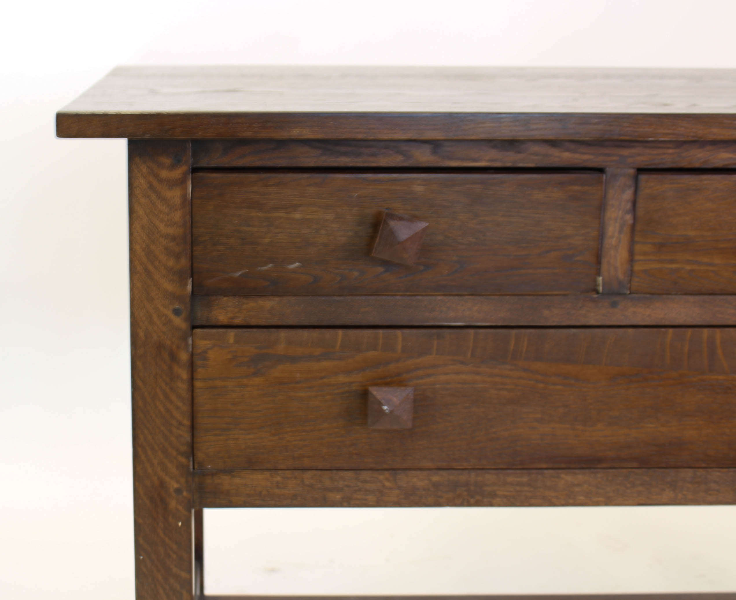 Stained Oak Craftsman Style Buffet