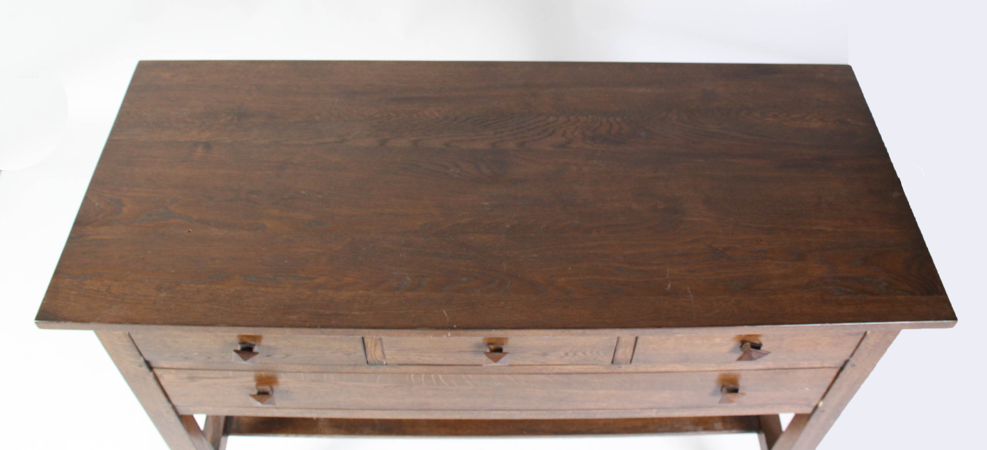 Stained Oak Craftsman Style Buffet