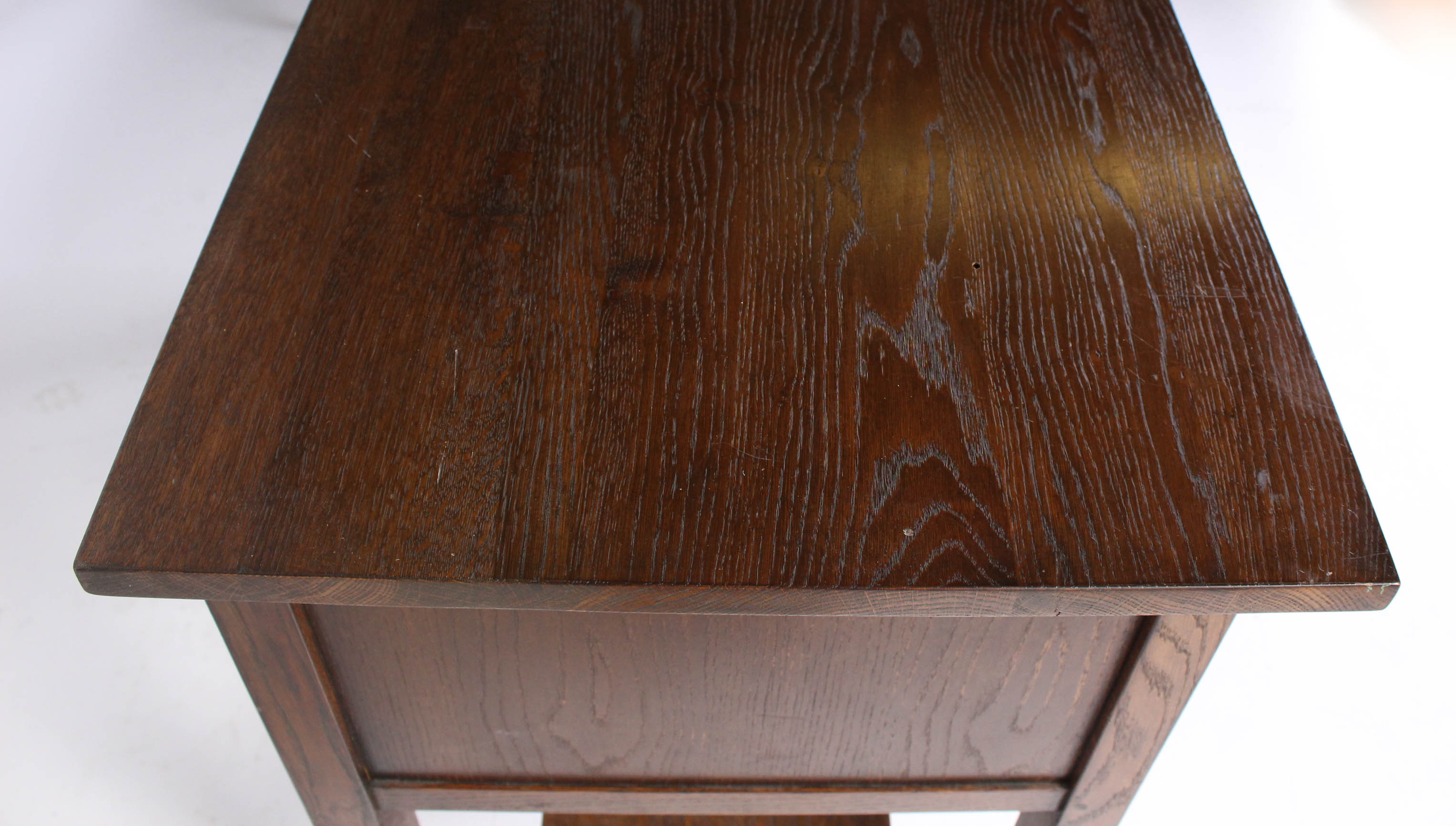 Stained Oak Craftsman Style Buffet