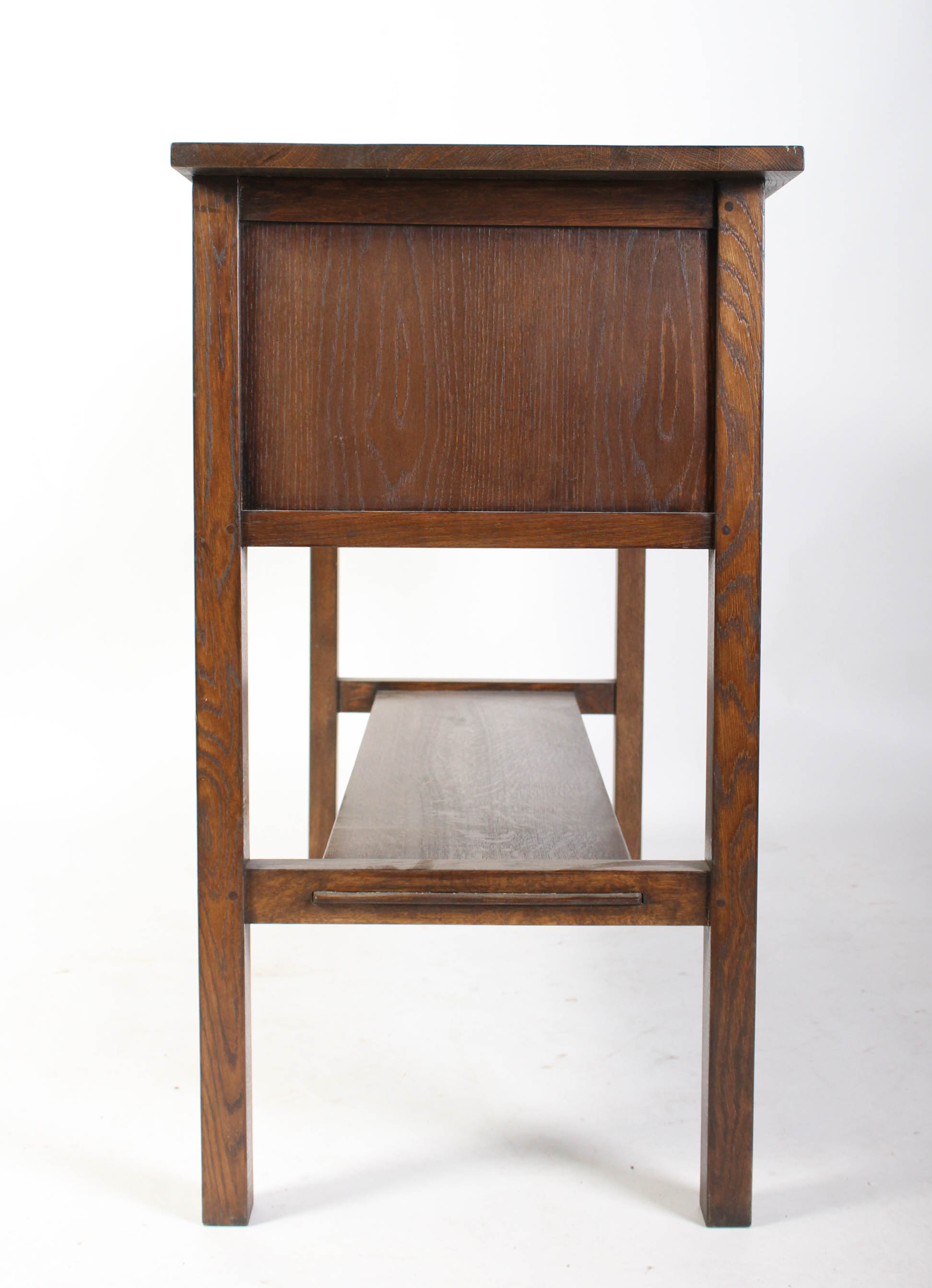 Stained Oak Craftsman Style Buffet