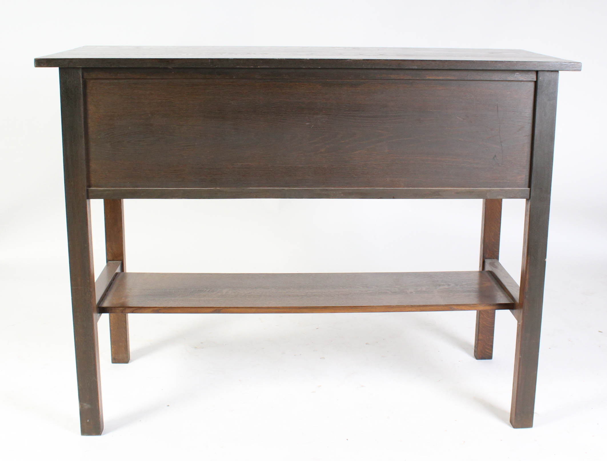 Stained Oak Craftsman Style Buffet