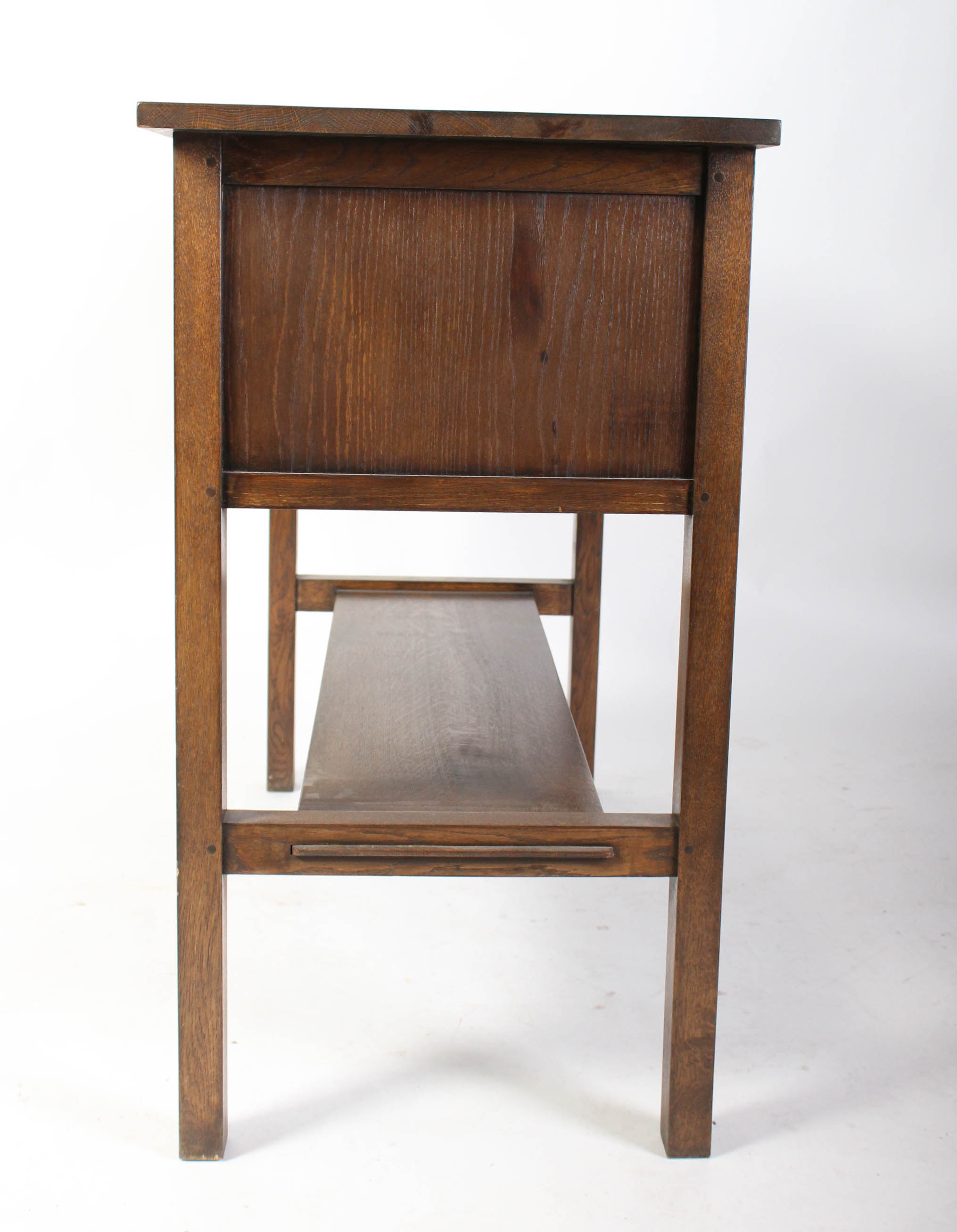 Stained Oak Craftsman Style Buffet