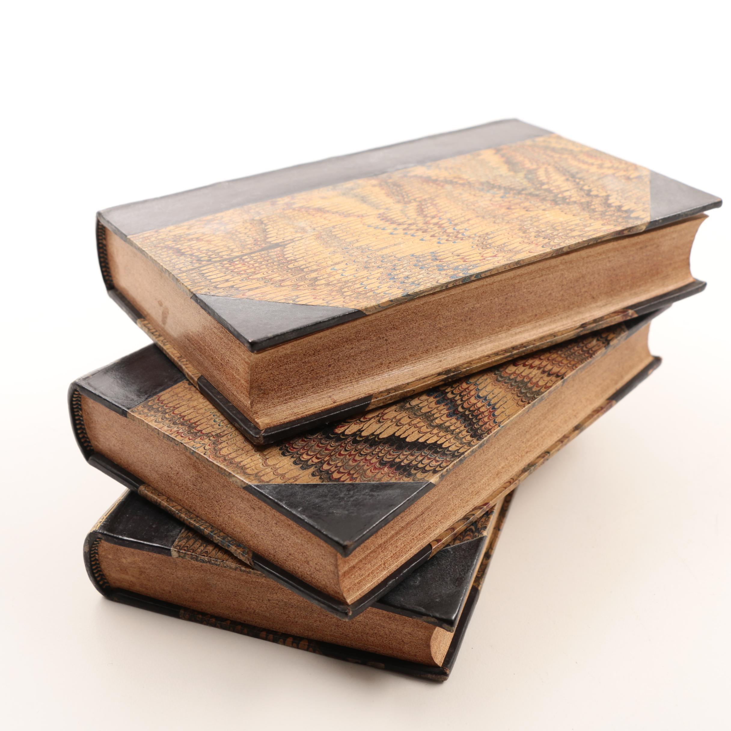 1836 Three Volume "An Historical and Descriptive Account of China"