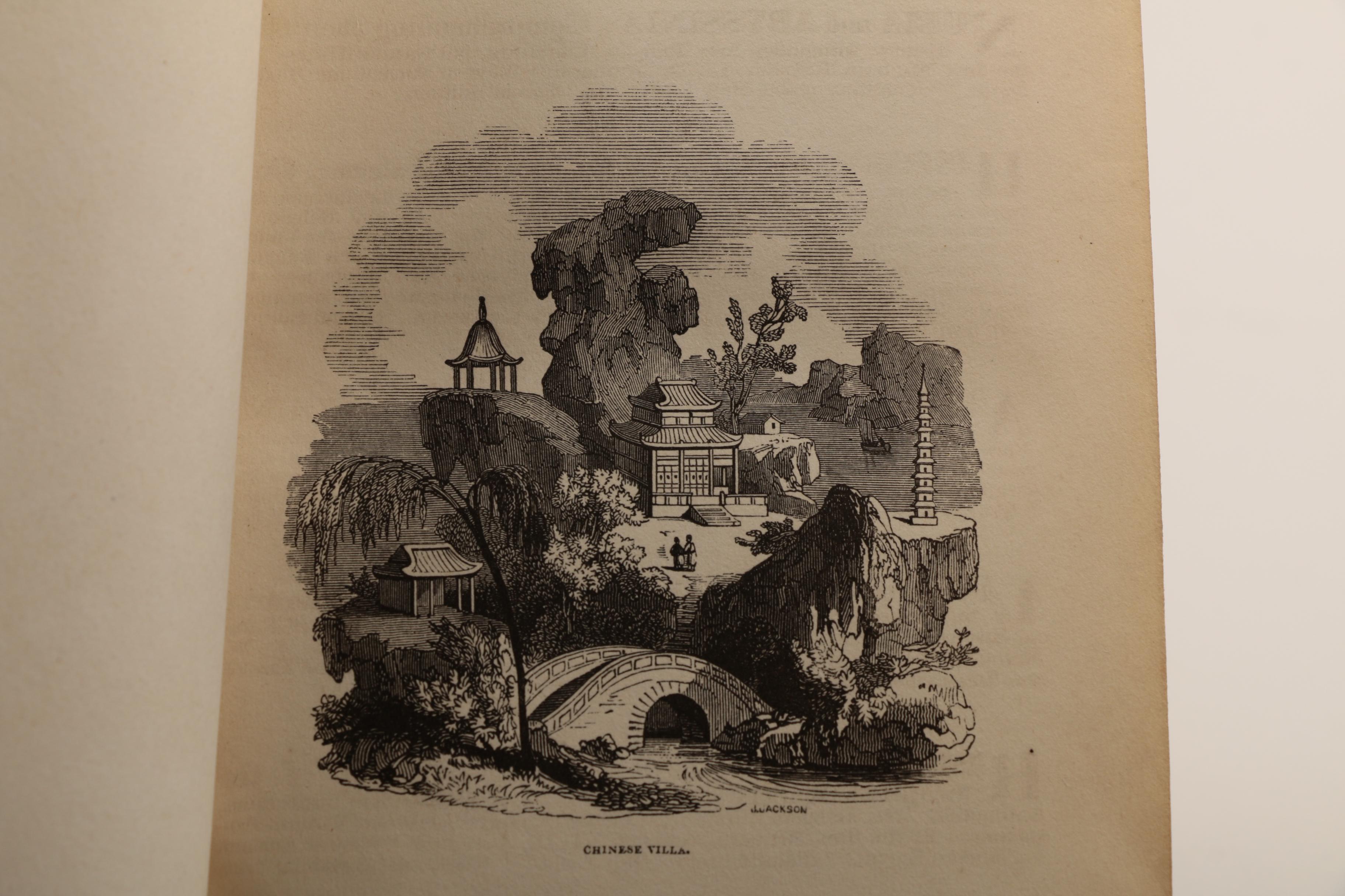 1836 Three Volume "An Historical and Descriptive Account of China"