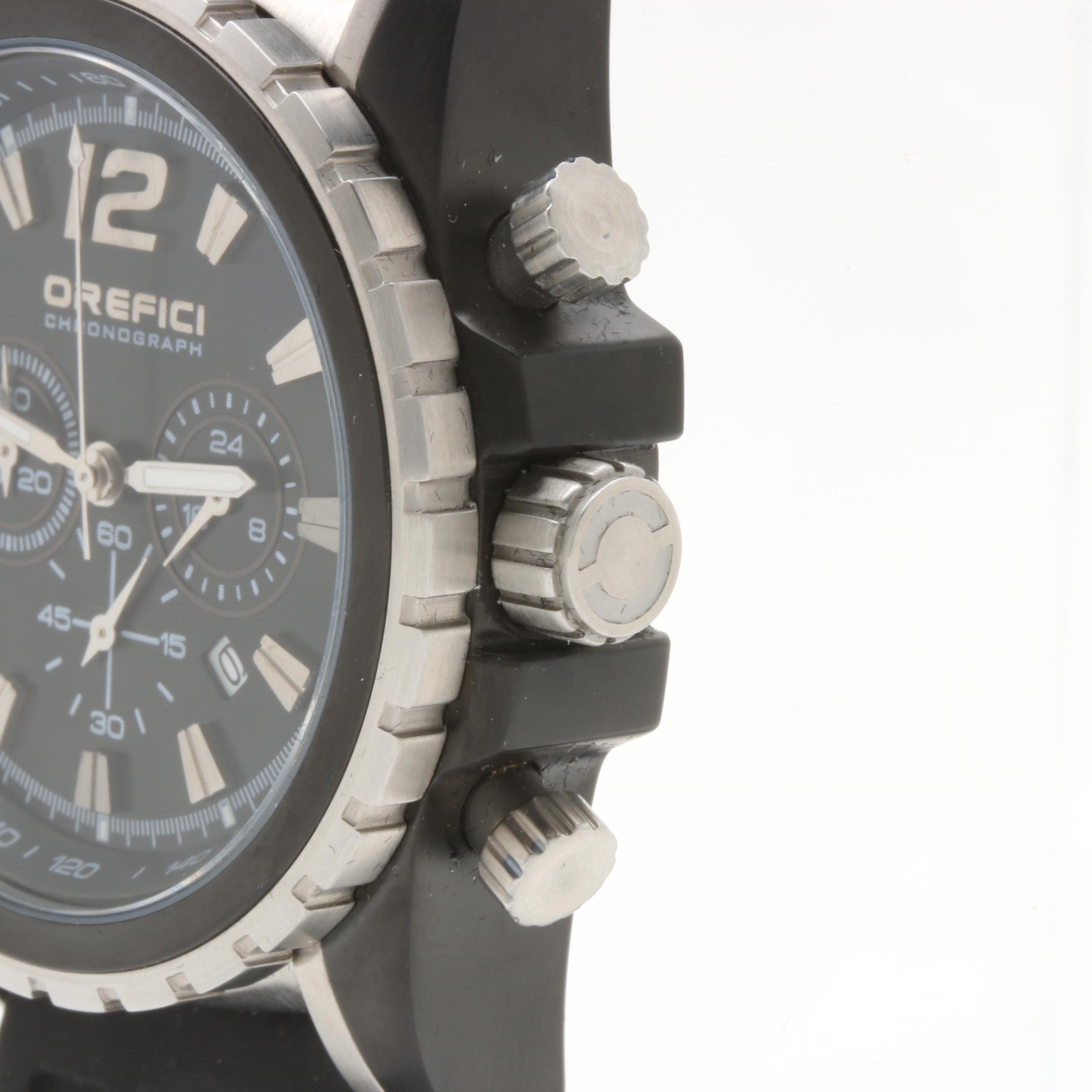 Orefici Stainless Steel Chronograph Watch