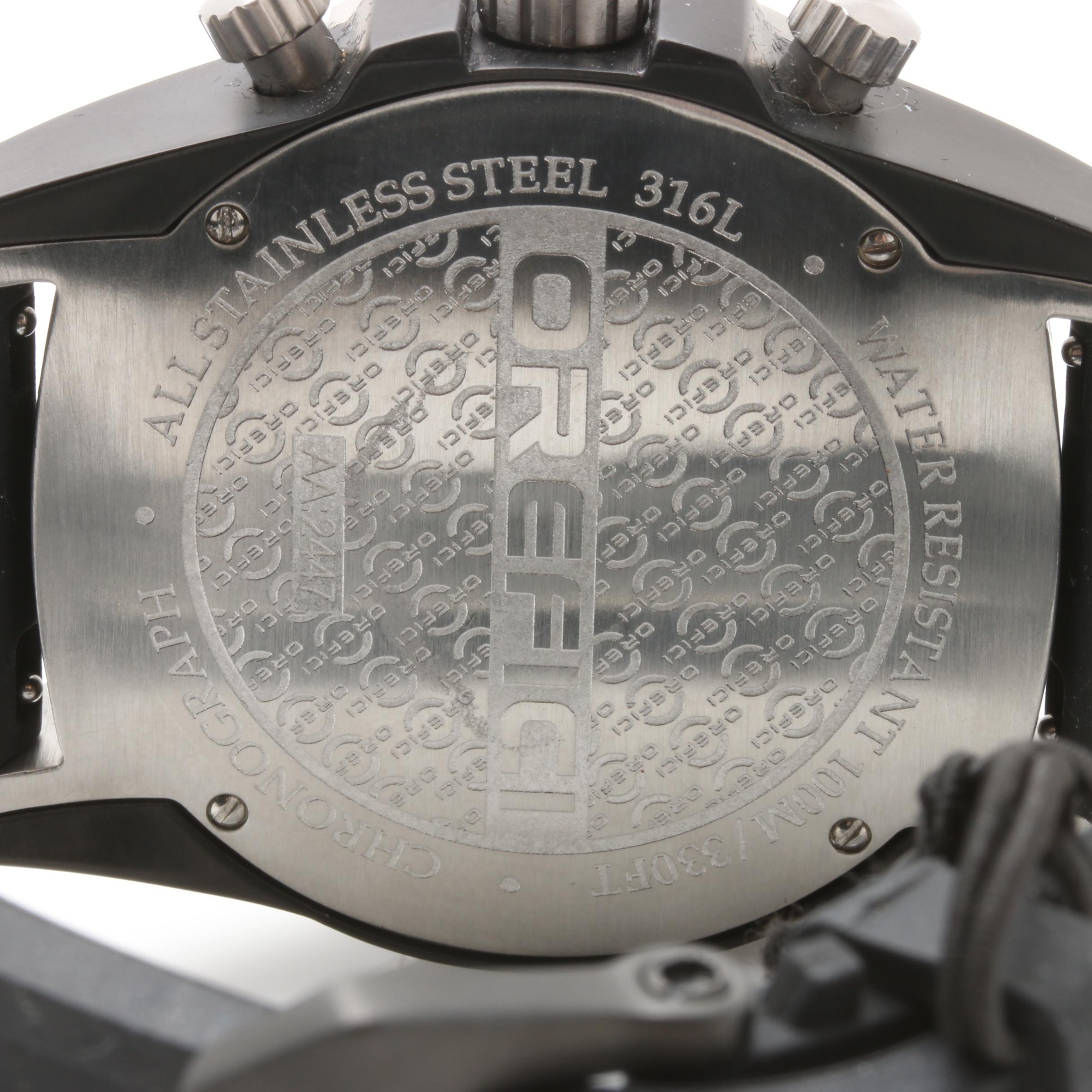 Orefici Stainless Steel Chronograph Watch