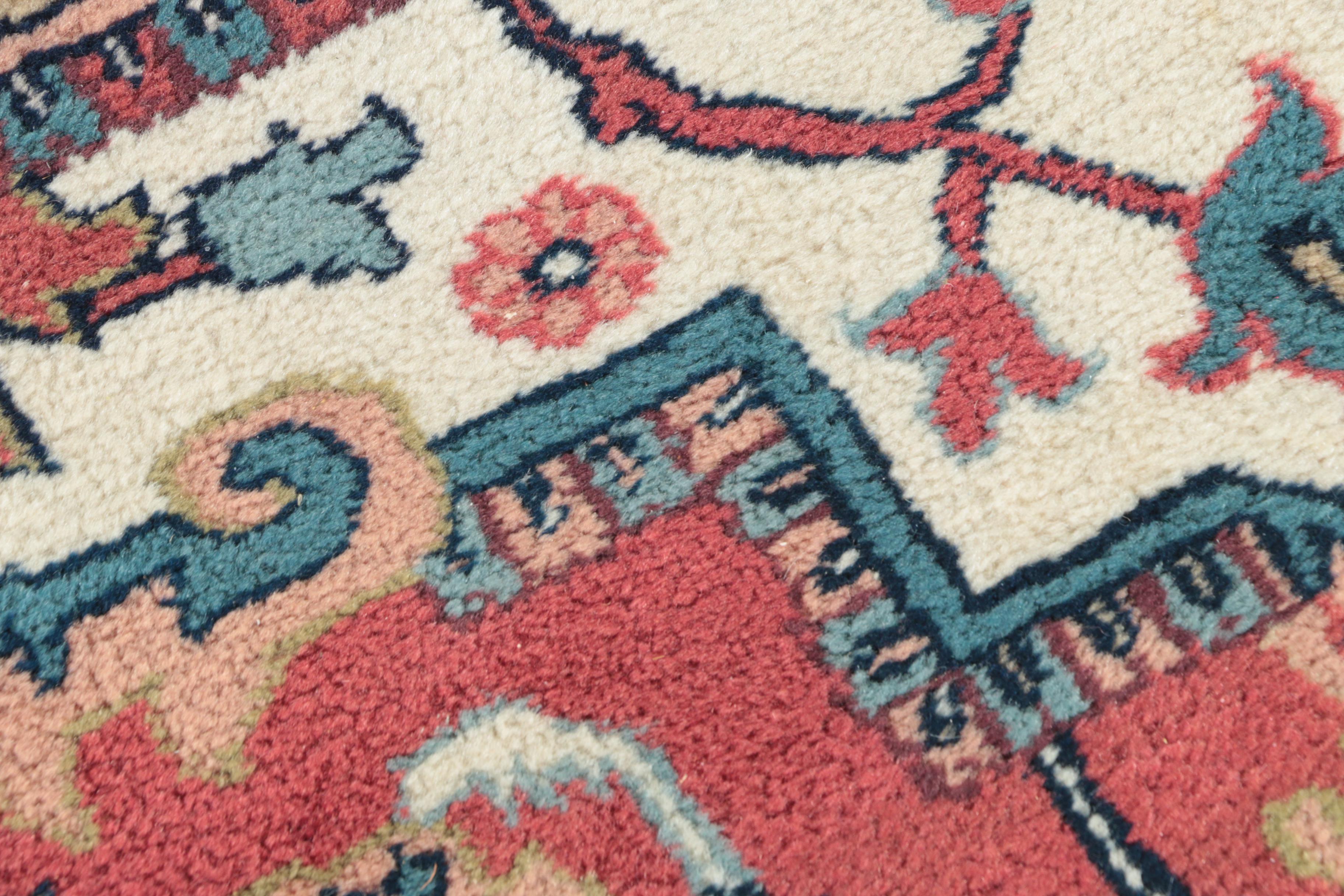 Hand-knotted Persian Heriz Area Rug