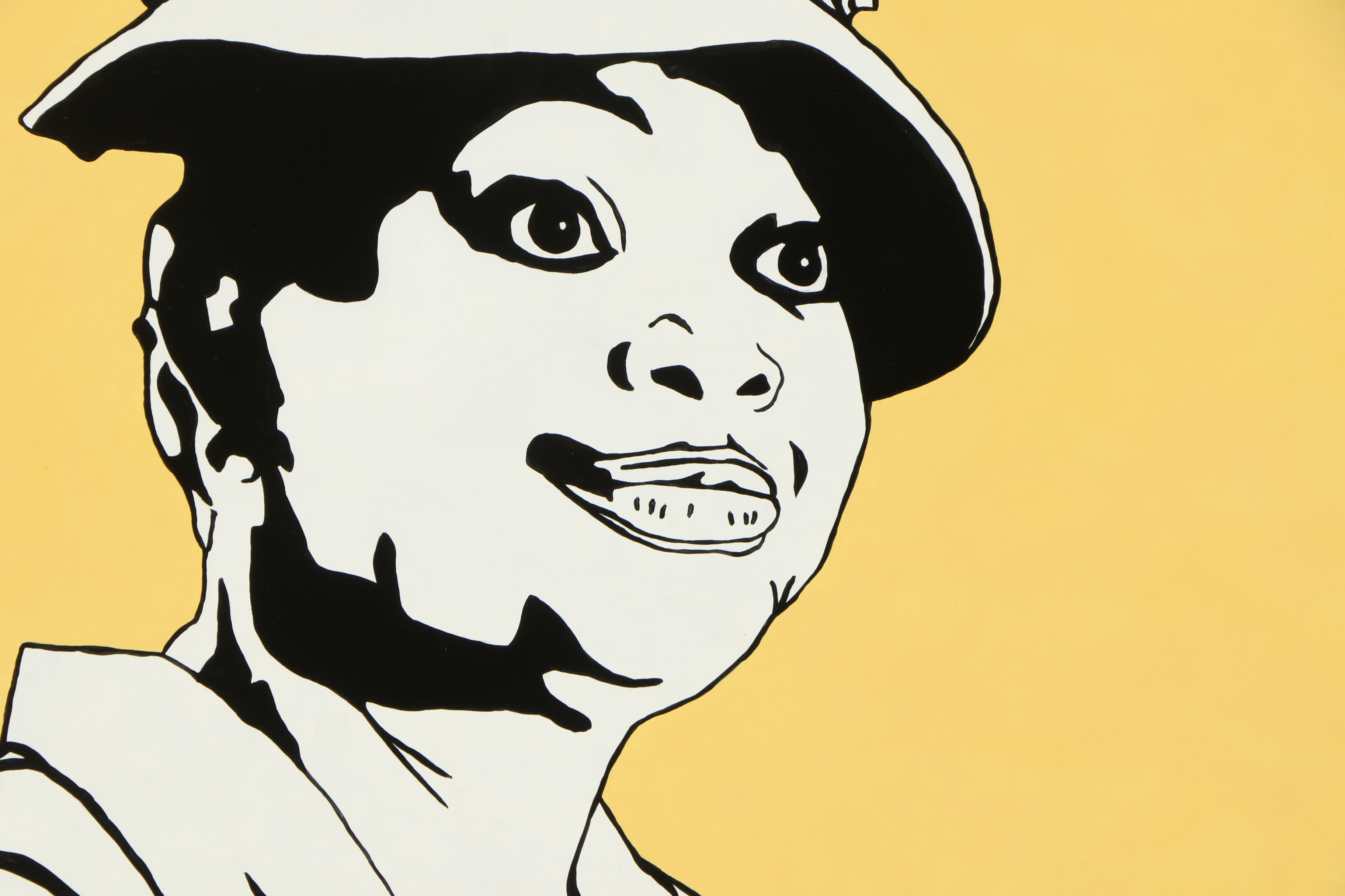 Eric Brass Mixed Media Painting "Help"