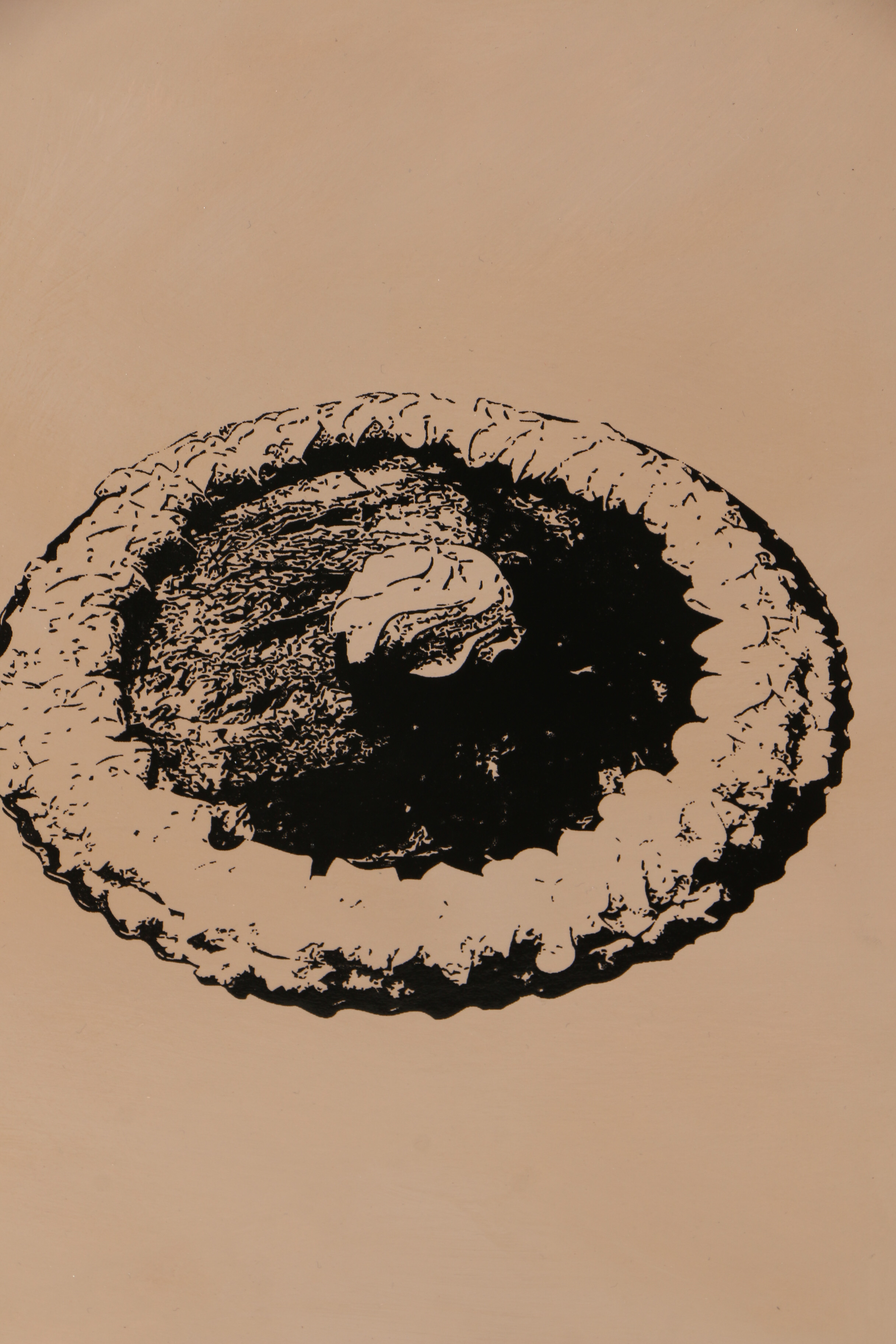 Eric Brass Mixed Media Painting "Help"