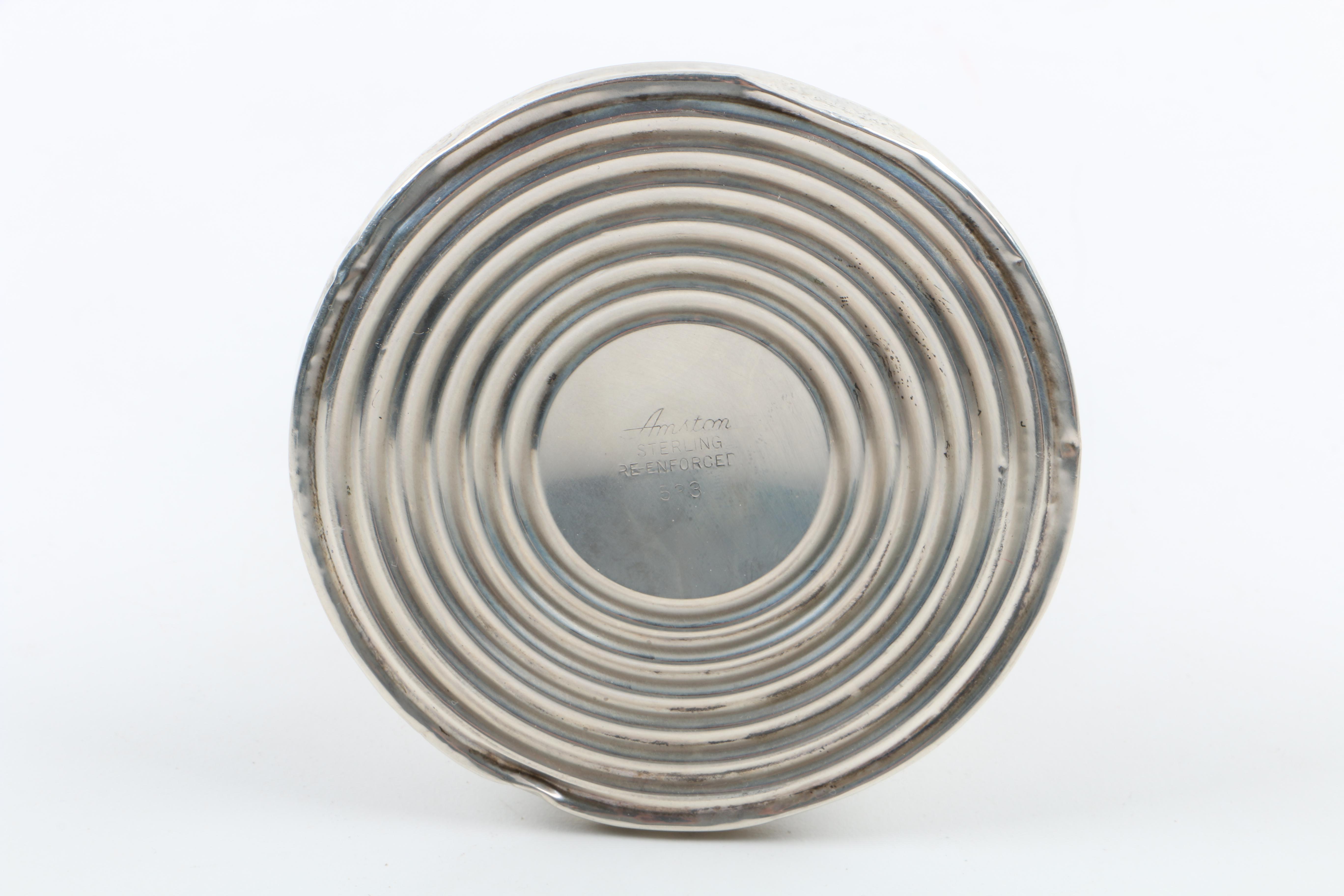 Amston Silver Co. Weighted Sterling Silver Candleholders