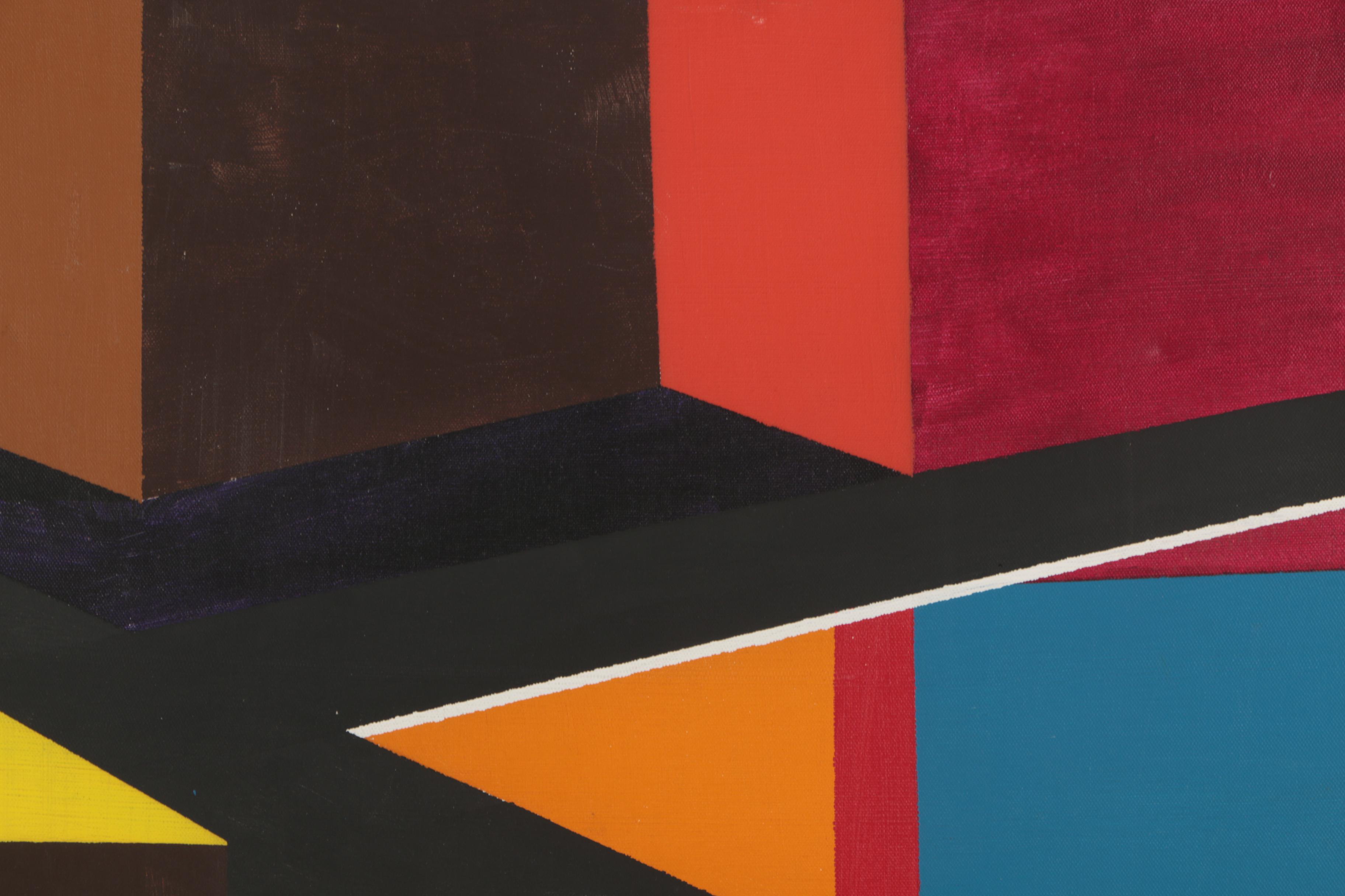 M.F. Abstract Oil Painting