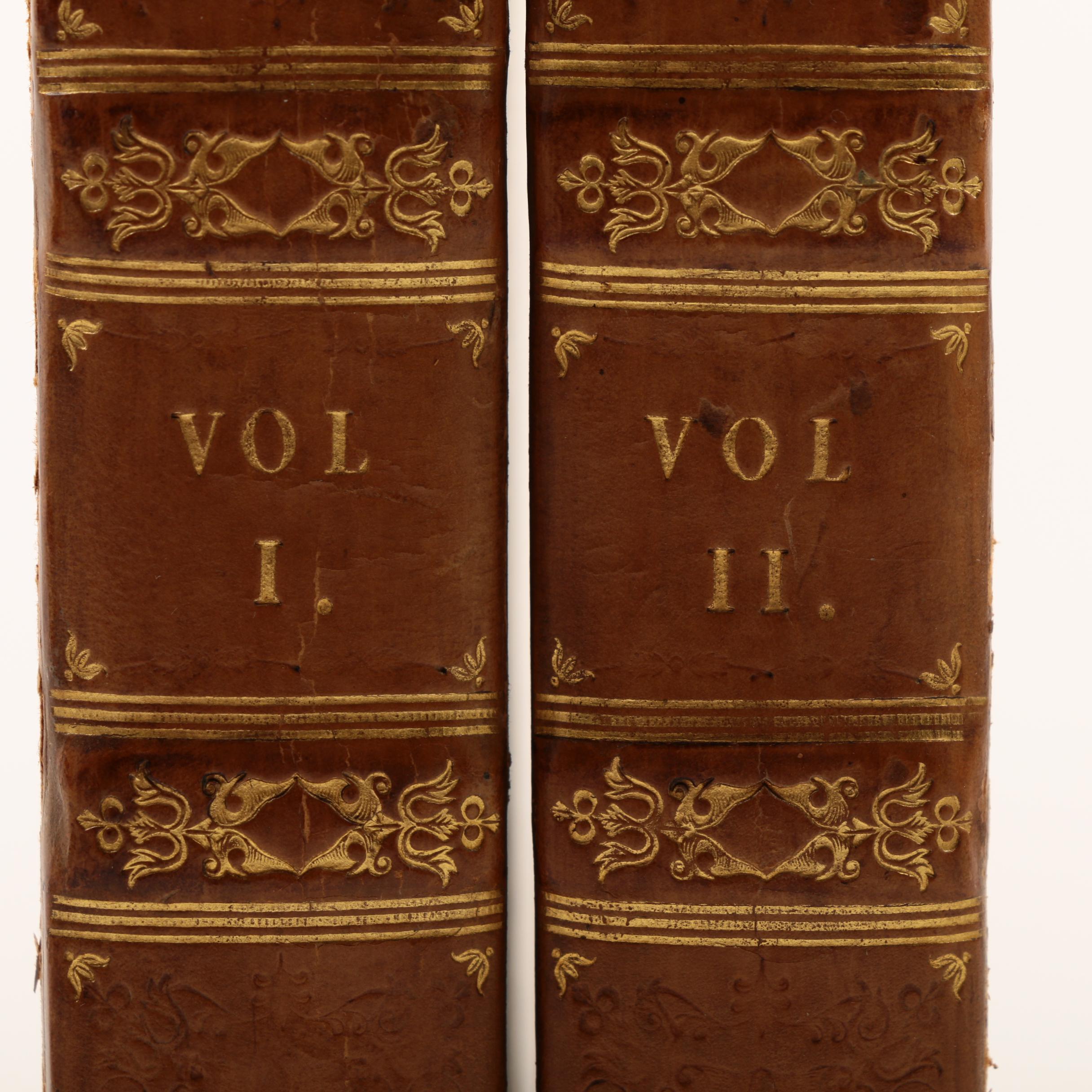 1812 "The History of Rome" by Oliver Goldsmith in Two Volumes