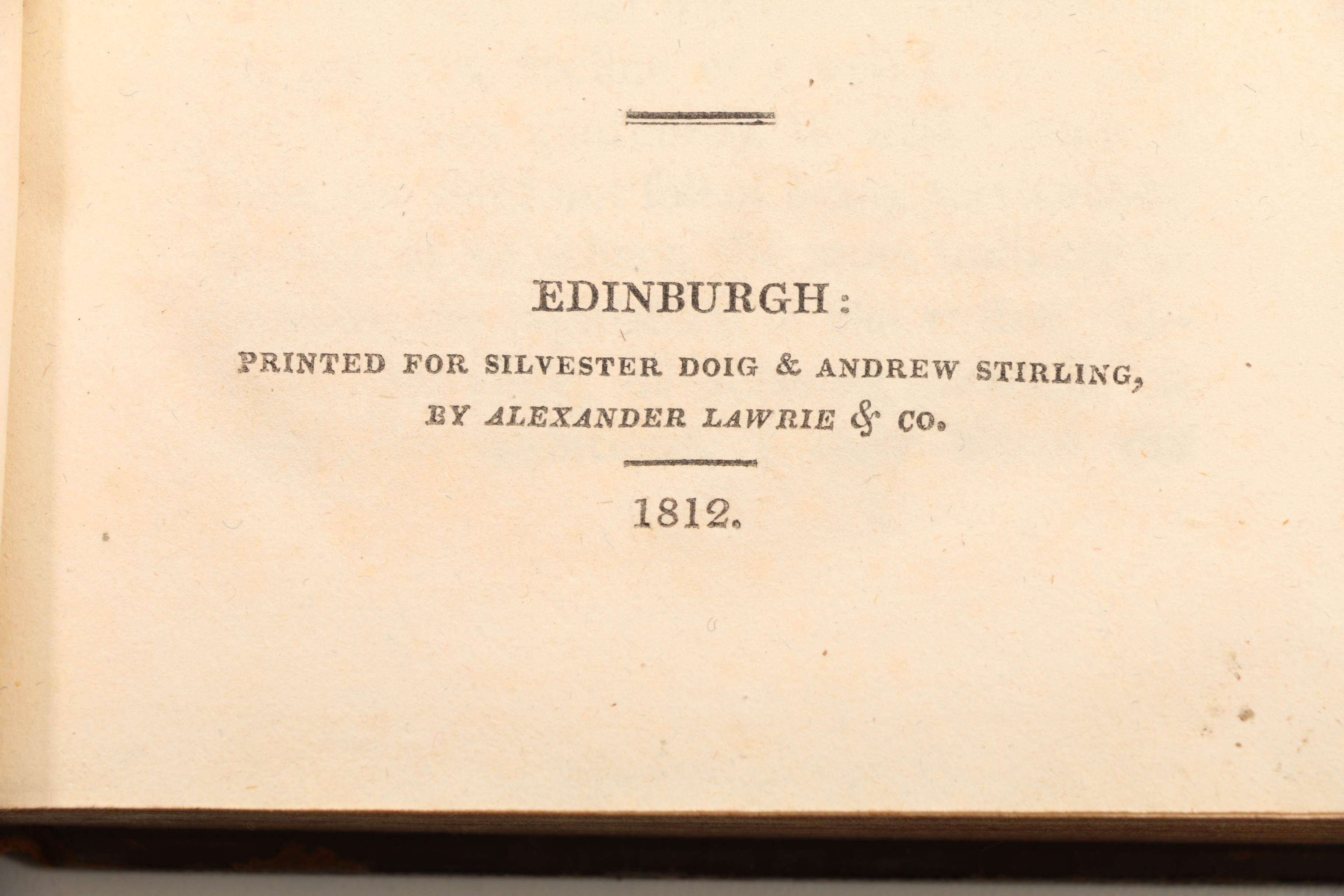 1812 "The History of Rome" by Oliver Goldsmith in Two Volumes