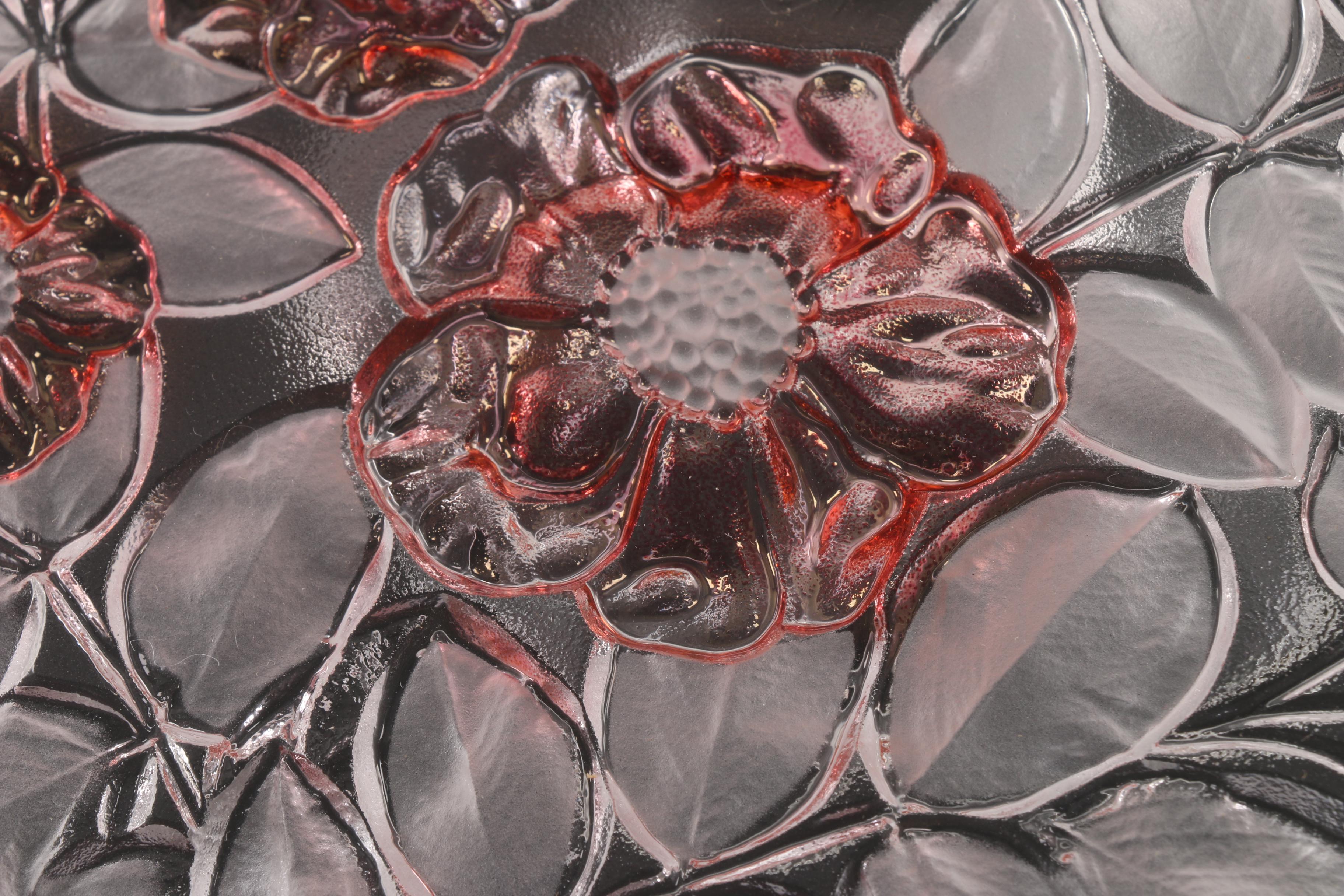 Vintage Mikasa "Rosella" Crystal Cake Stand