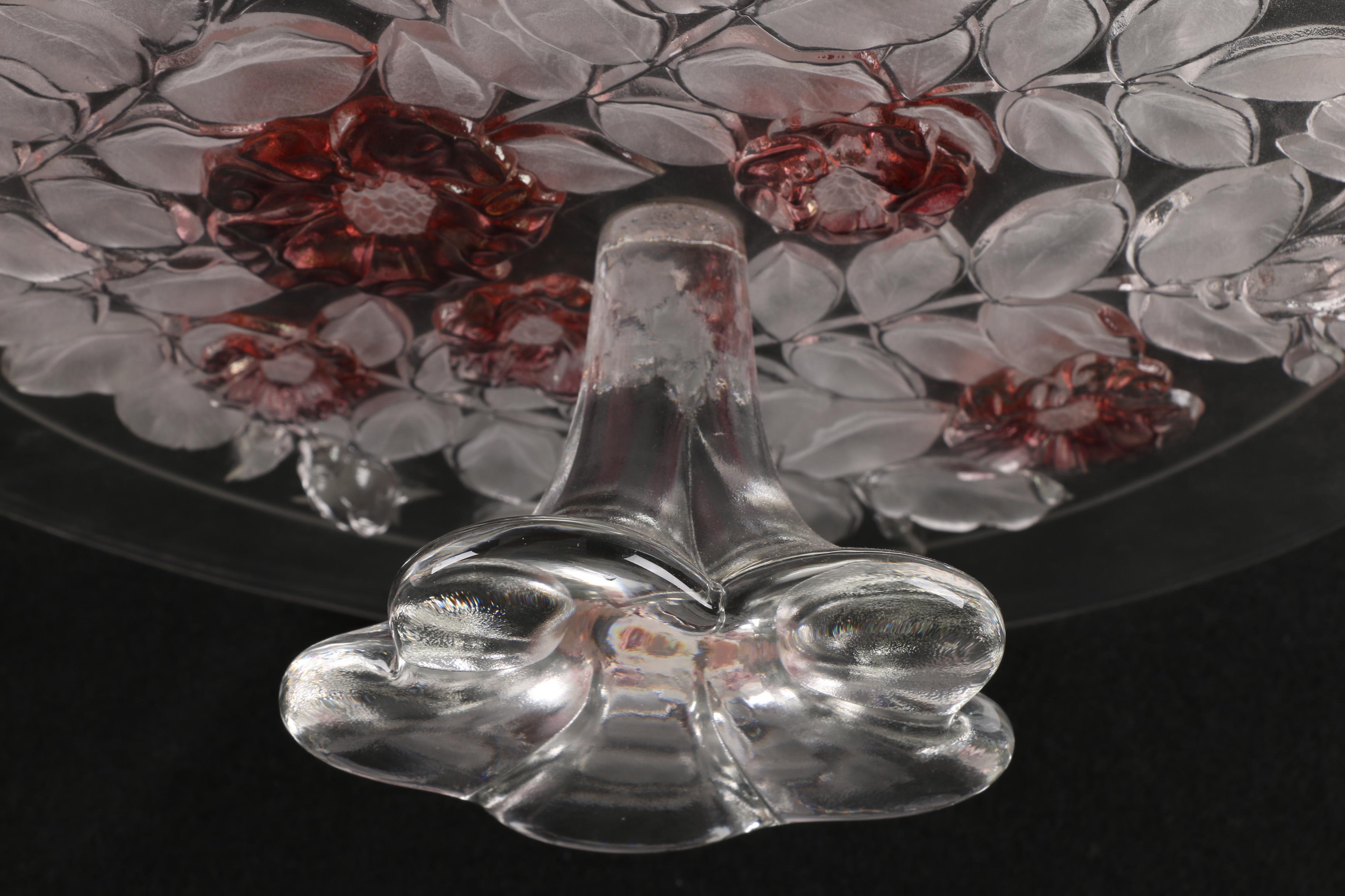 Vintage Mikasa "Rosella" Crystal Cake Stand