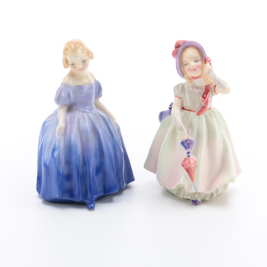 Royal Doulton "Babie" and "Marie" Figurines