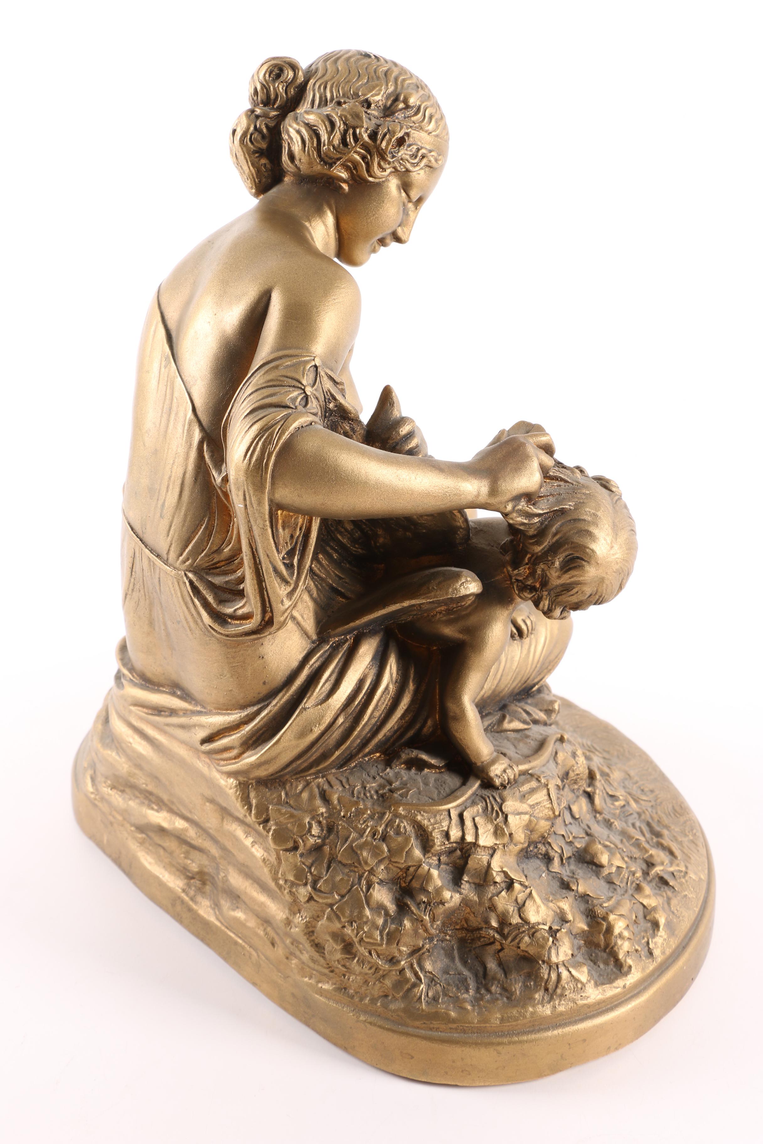 Esco Products Classical Style Figurine of Venus Clipping Cupid's Wings