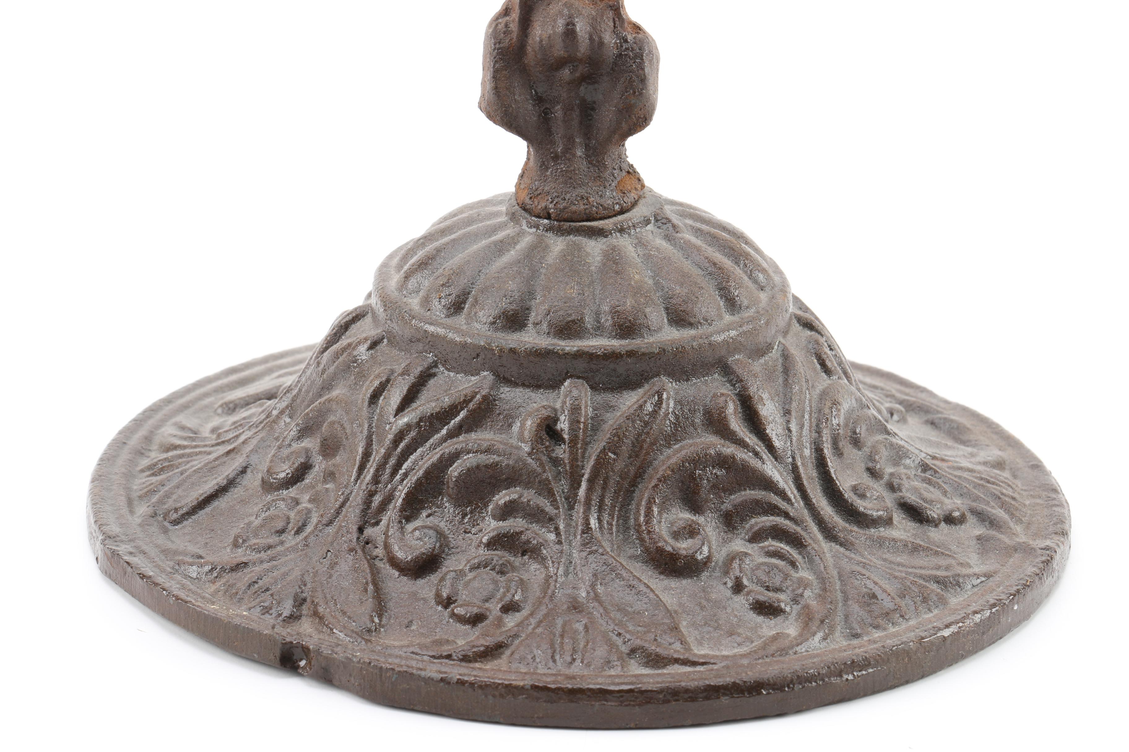 Antique Cast Metal Standing Crucifixes