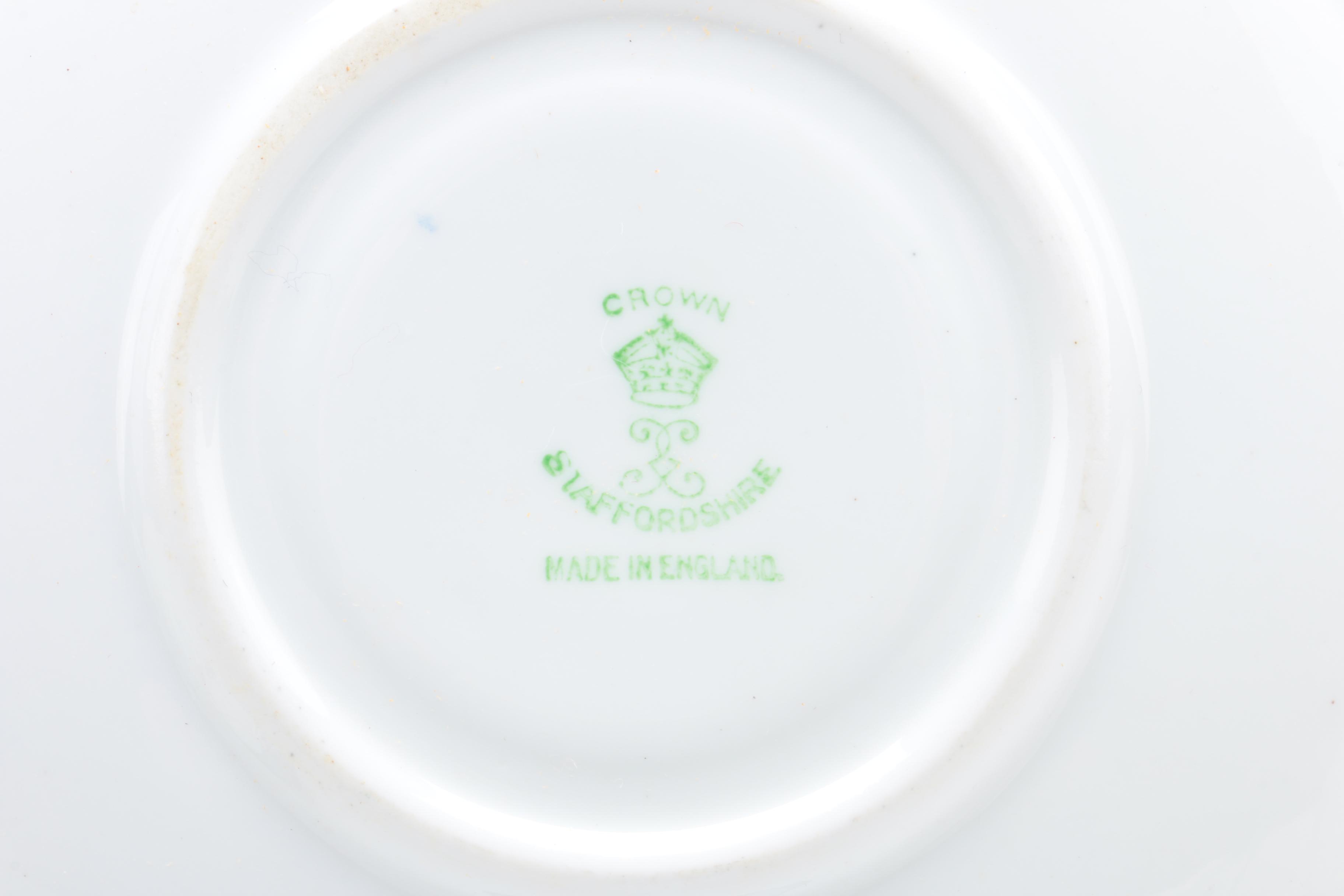 Vintage Crown Staffordshire Porcelain Tea Service ca. 1906-29