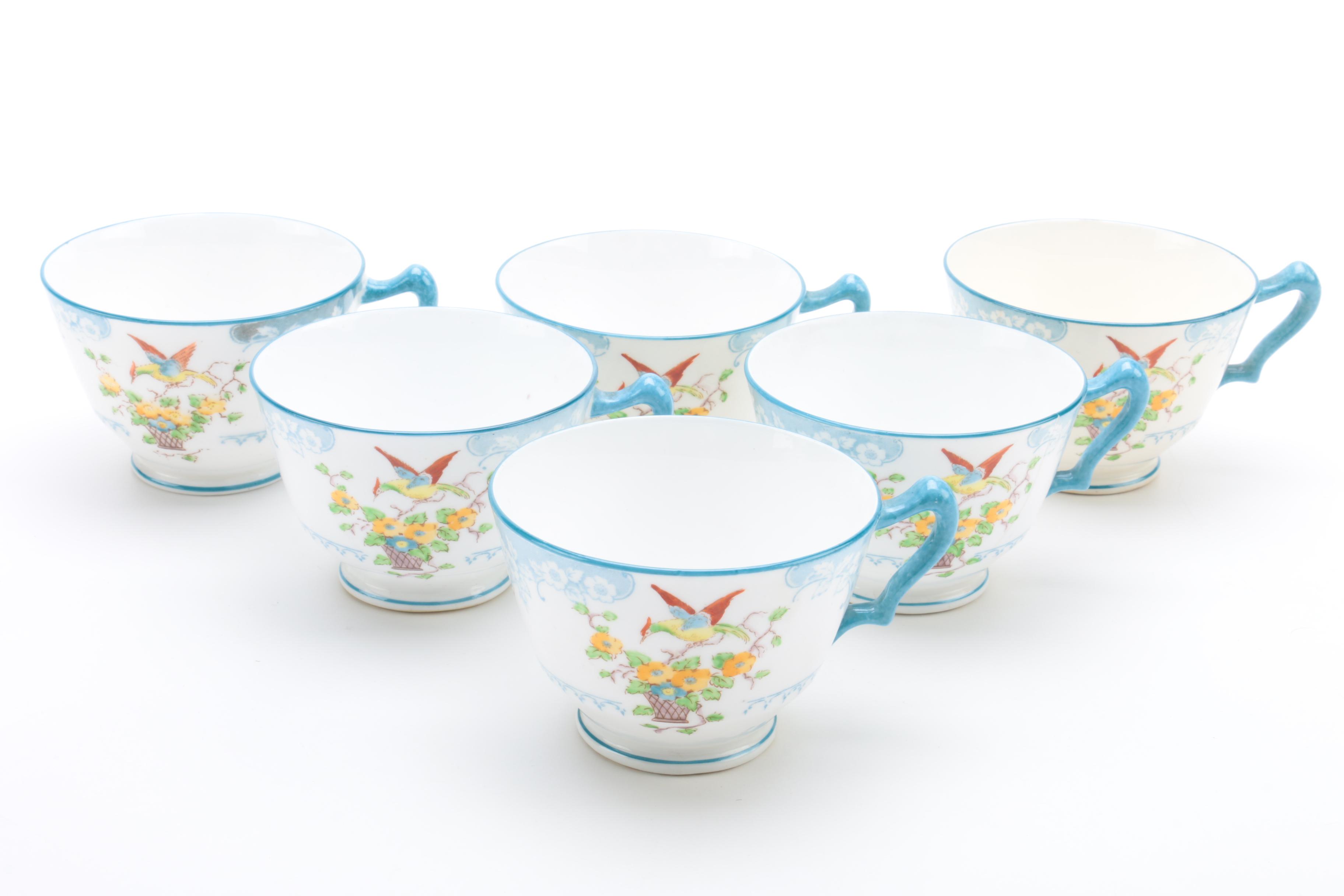 Vintage Crown Staffordshire Porcelain Tea Service ca. 1906-29