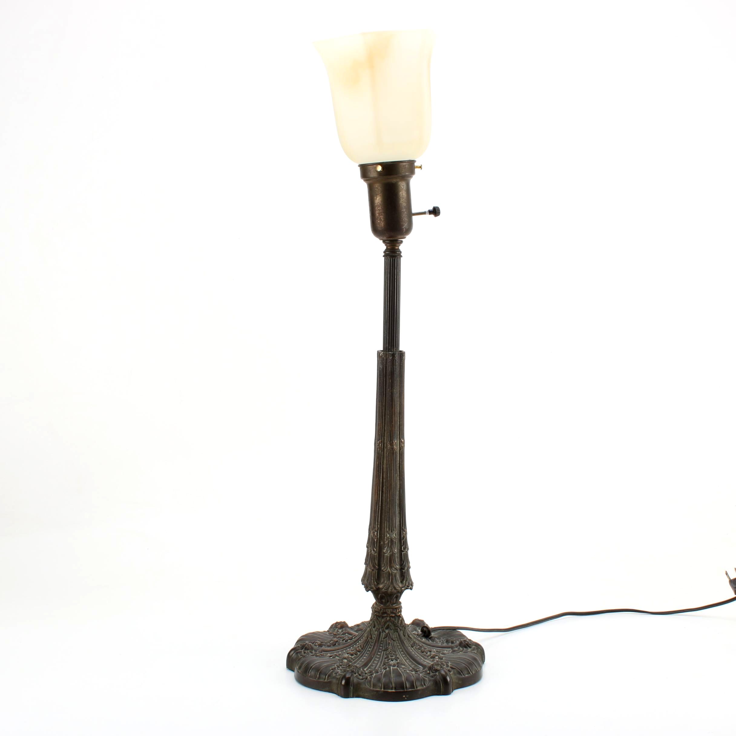 Vintage Torchiere Table Lamp