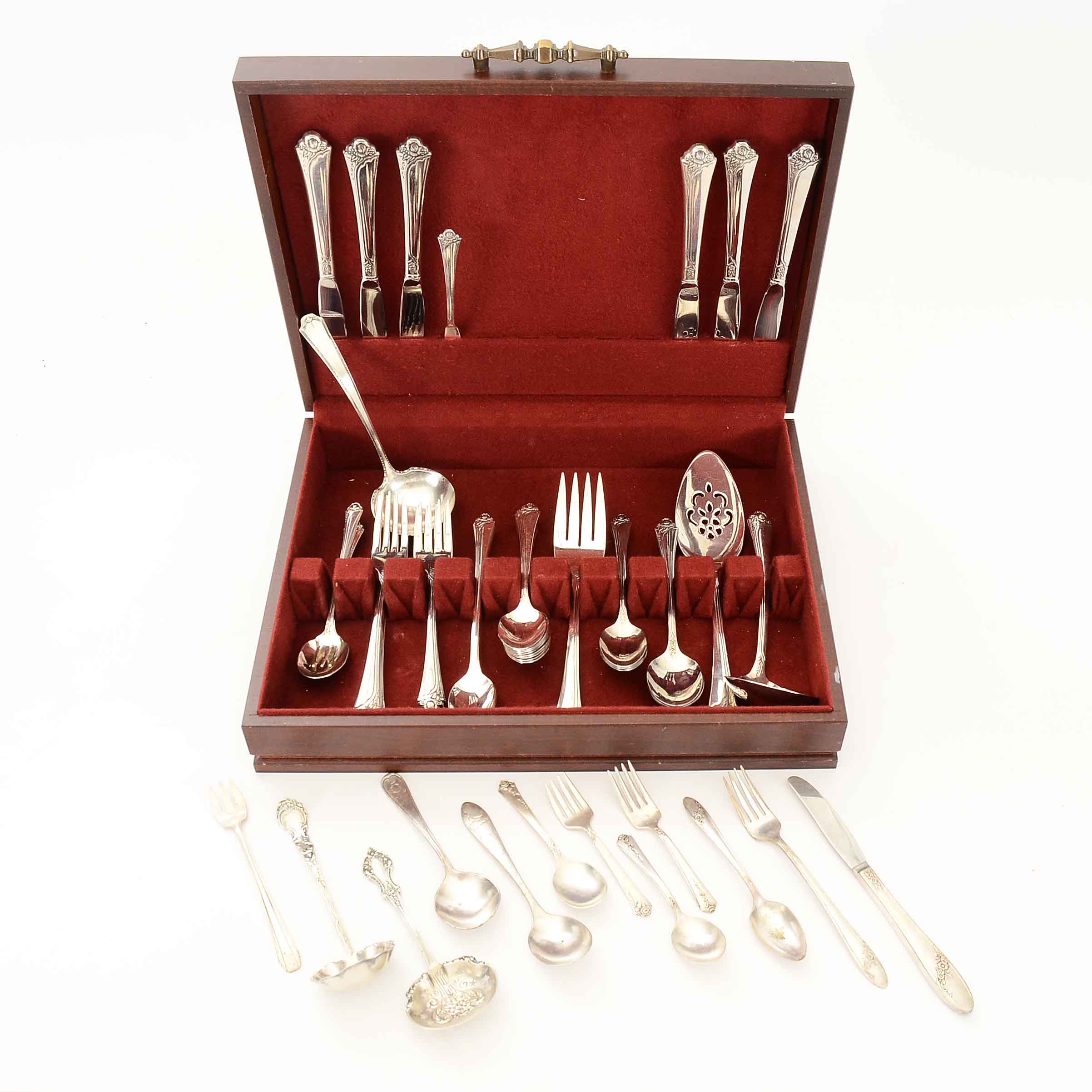 Collection of Oneida Community Silver Plate Flatware and More