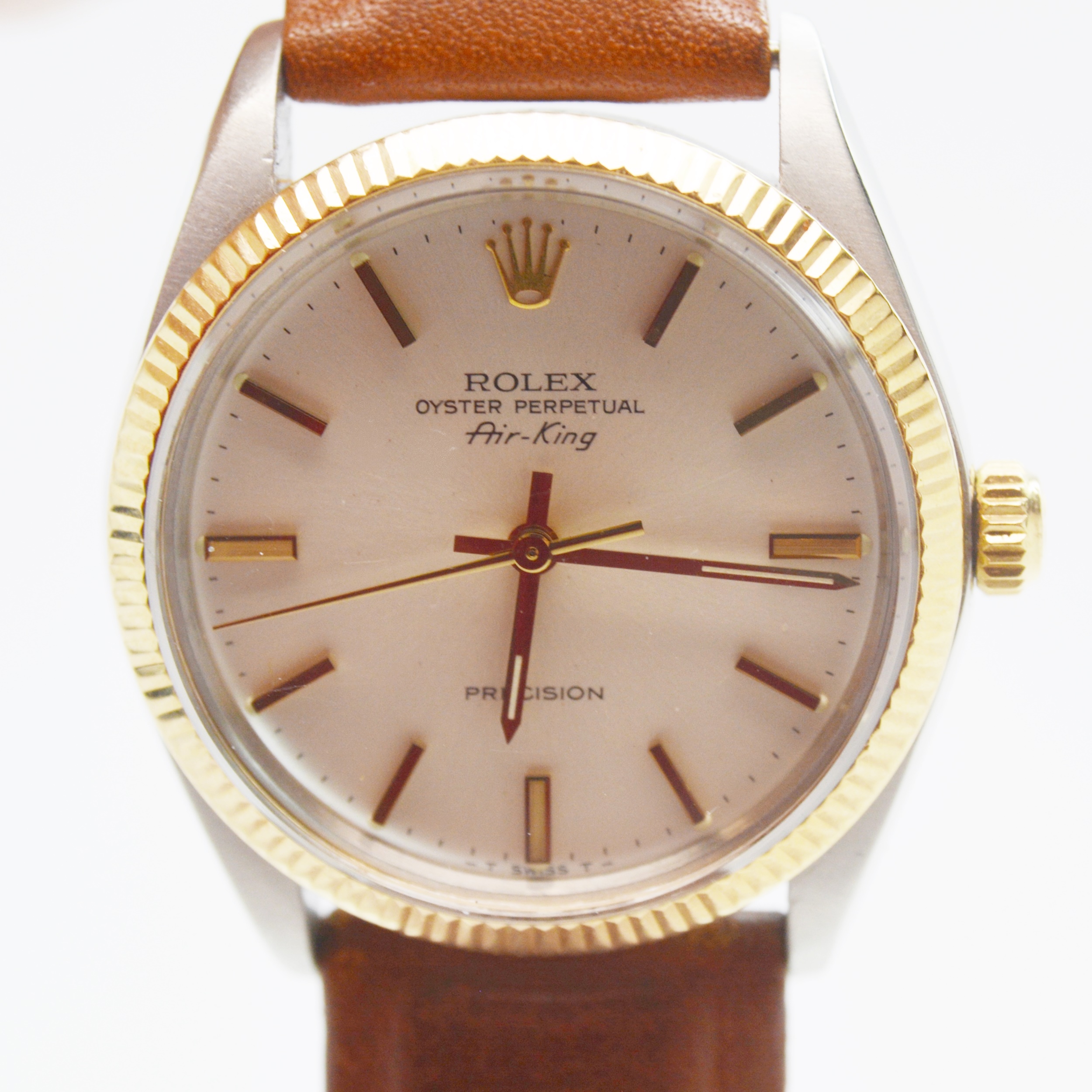 Rolex 14K Yellow Gold Oyster Perpetual Air-King Precision Watch