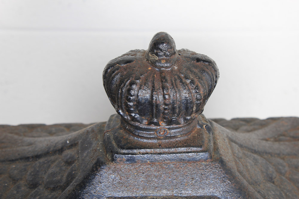 Victorian Style Cast Iron Pedestal Mailbox