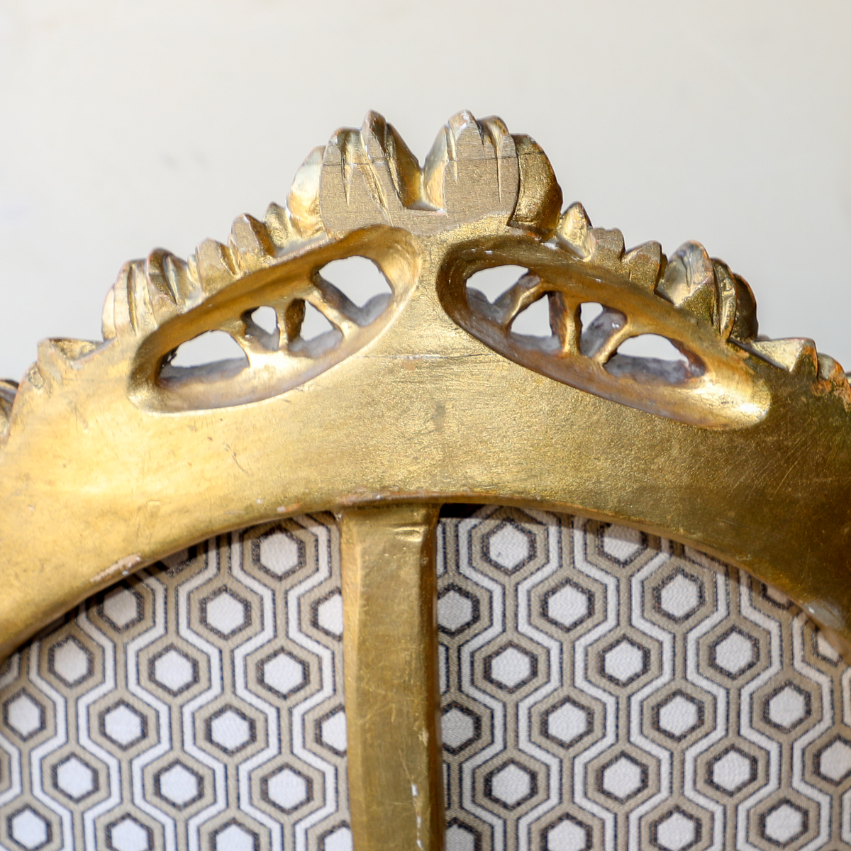 Louis XV Style Giltwood Fauteuil Armchair