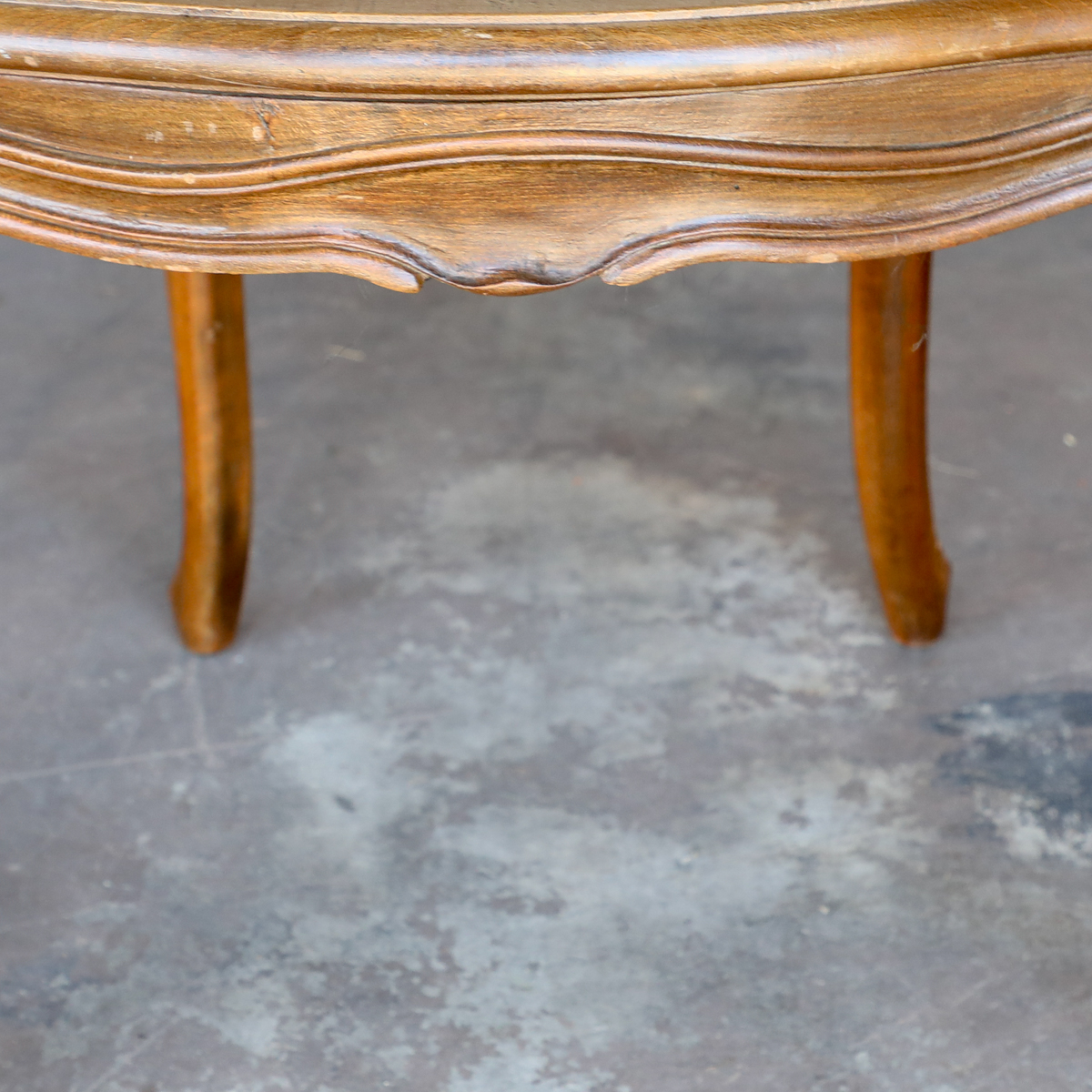 Vintage Louis XV Style Cane Back Armchair