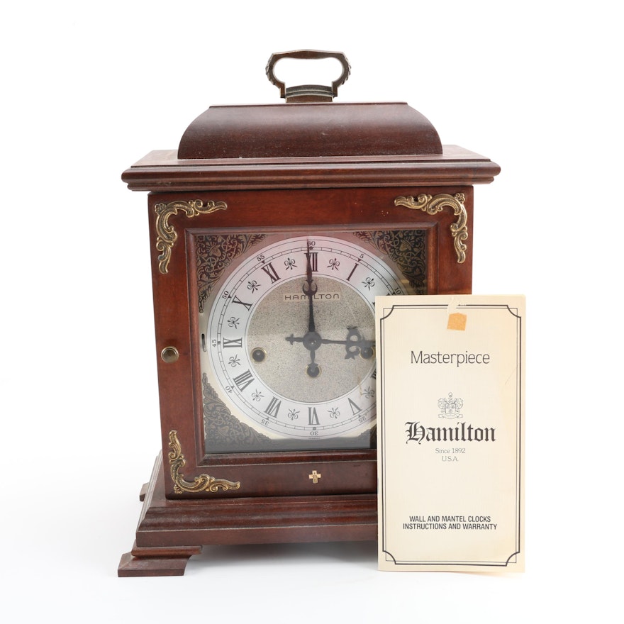 Hamilton Cherrywood Mantel Clock
