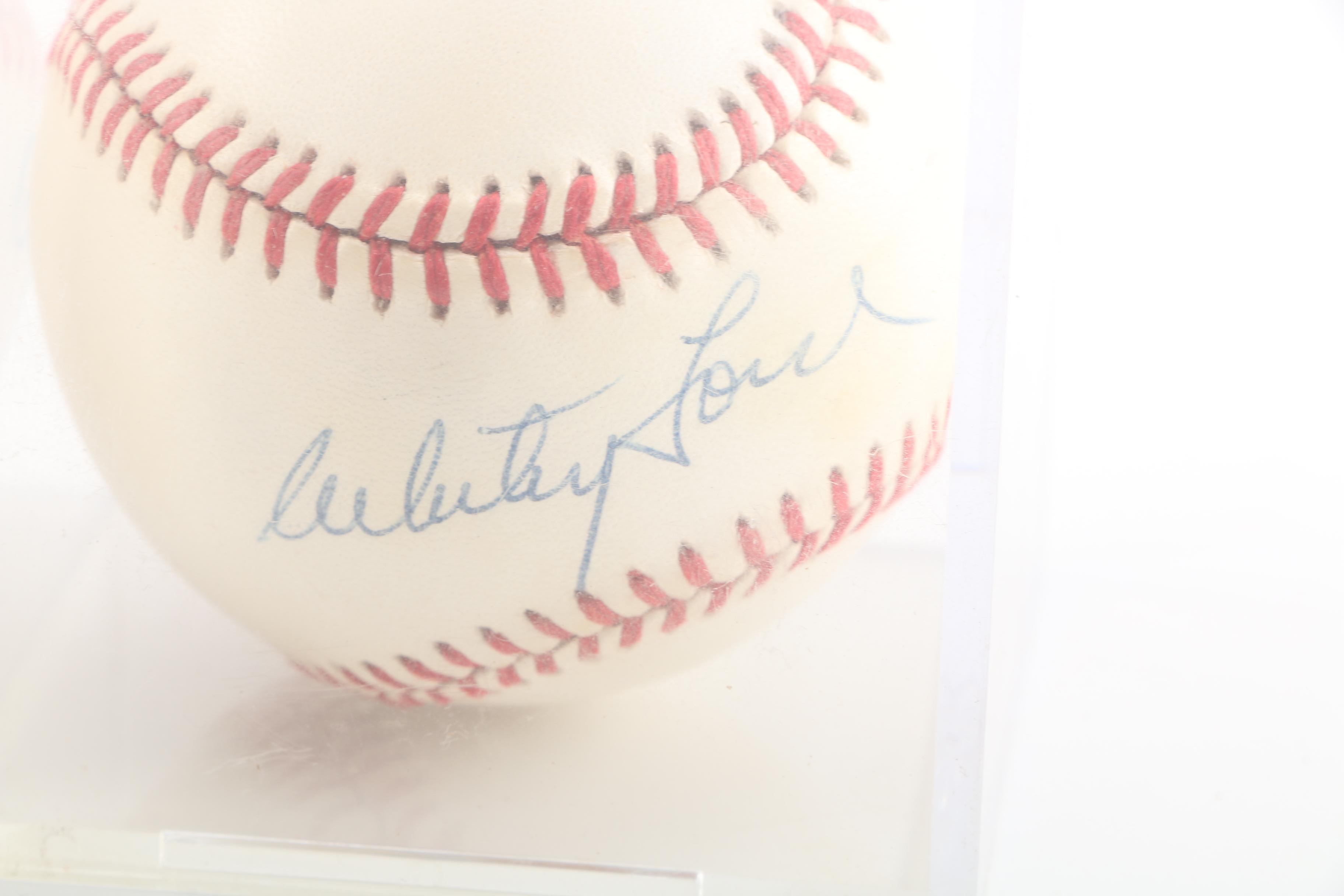 Tom Seaver and Whitey Ford Autographed Baseballs