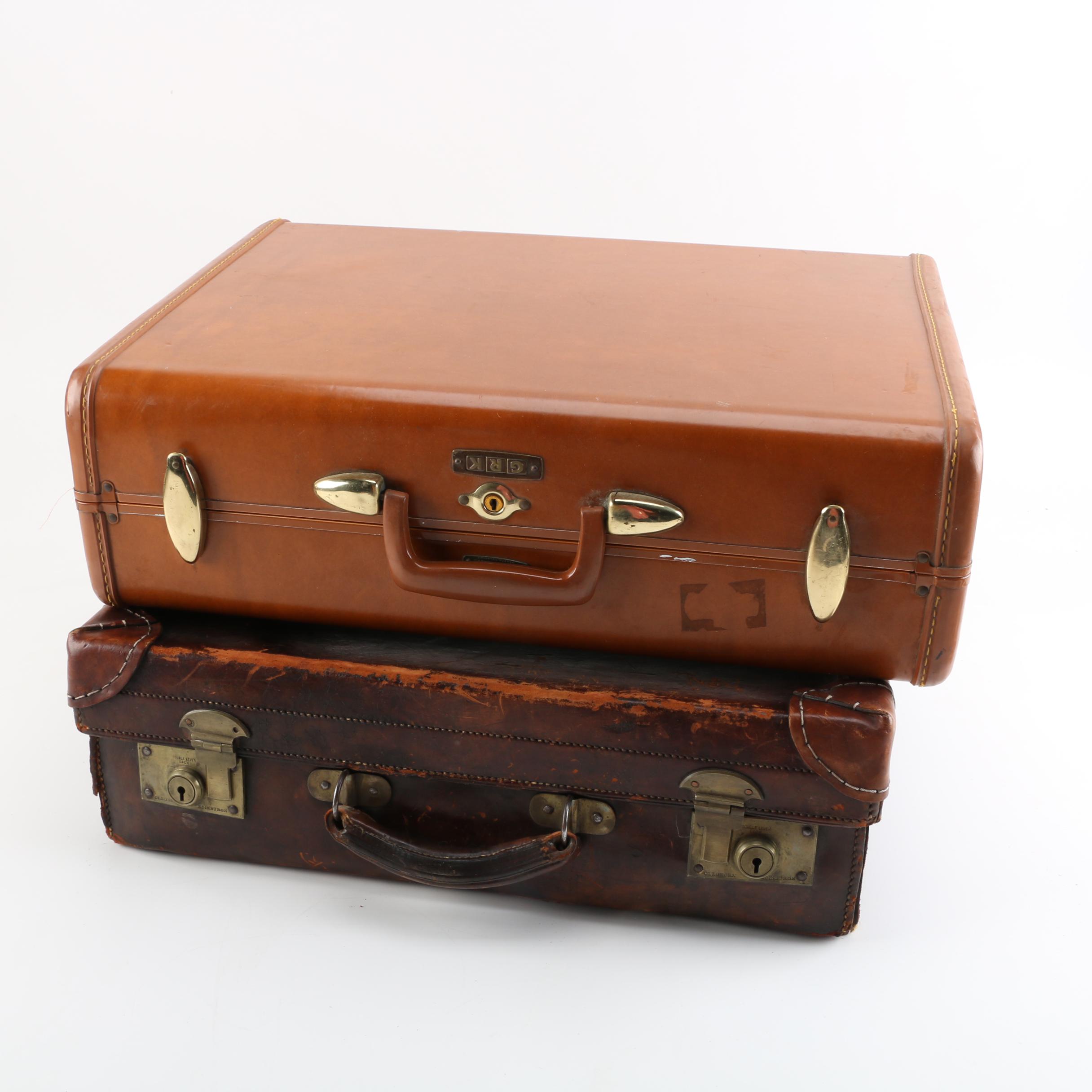 Vintage Samsonite and Cleghorn Suitcases