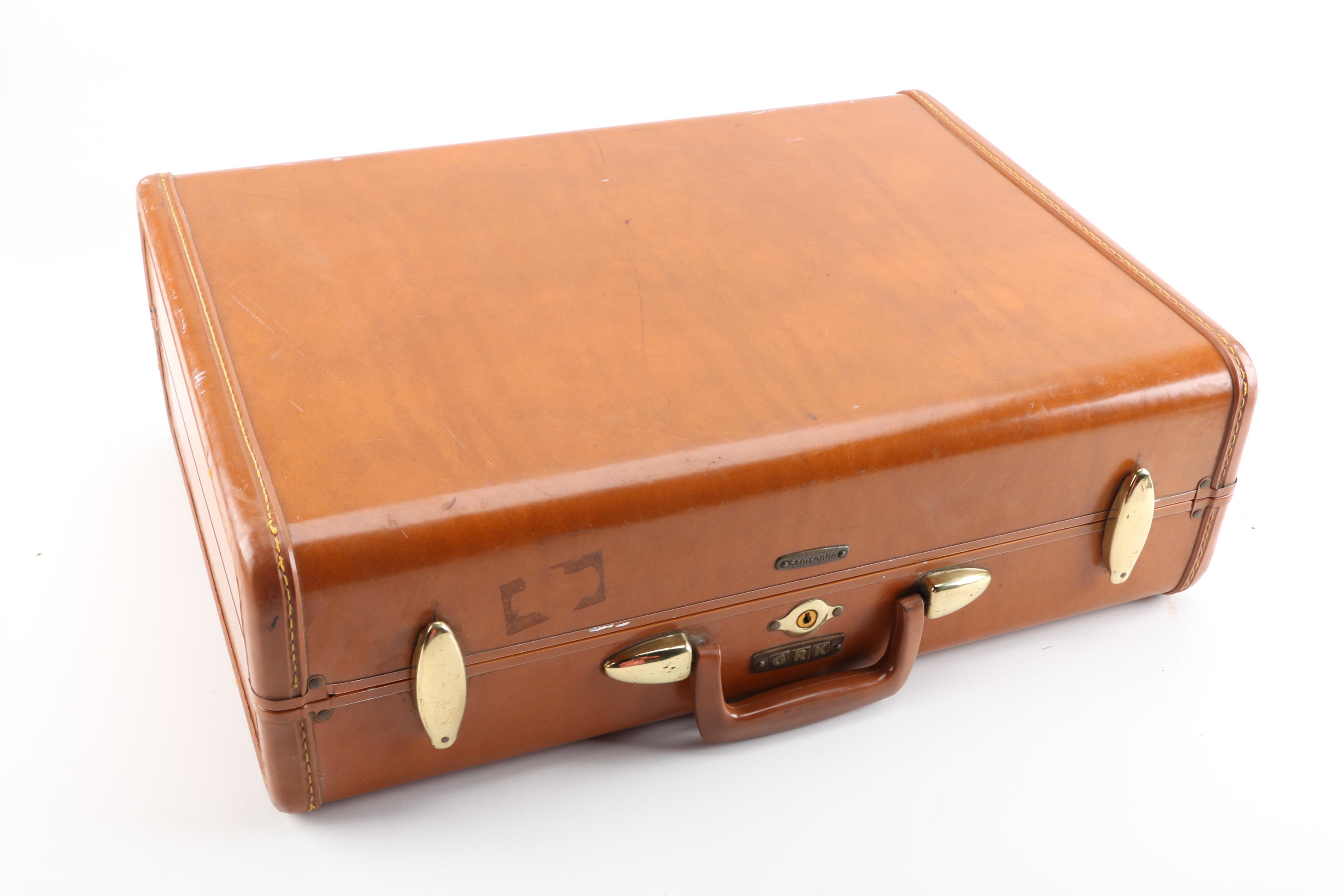 Vintage Samsonite and Cleghorn Suitcases