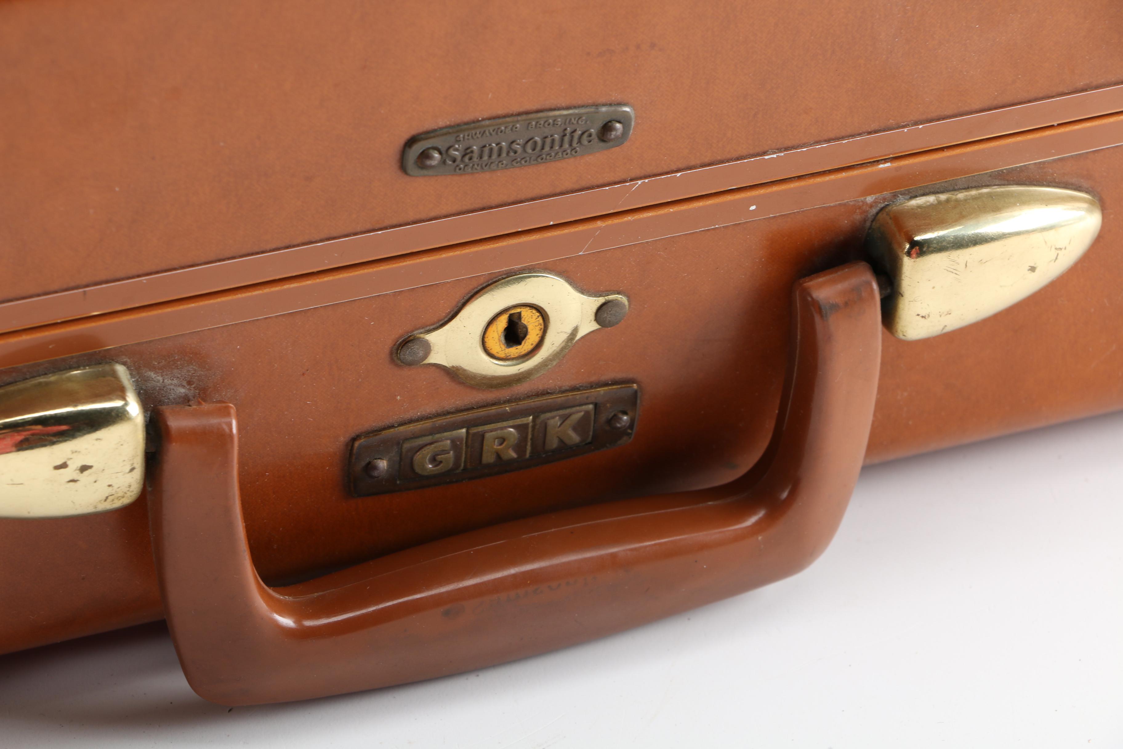 Vintage Samsonite and Cleghorn Suitcases