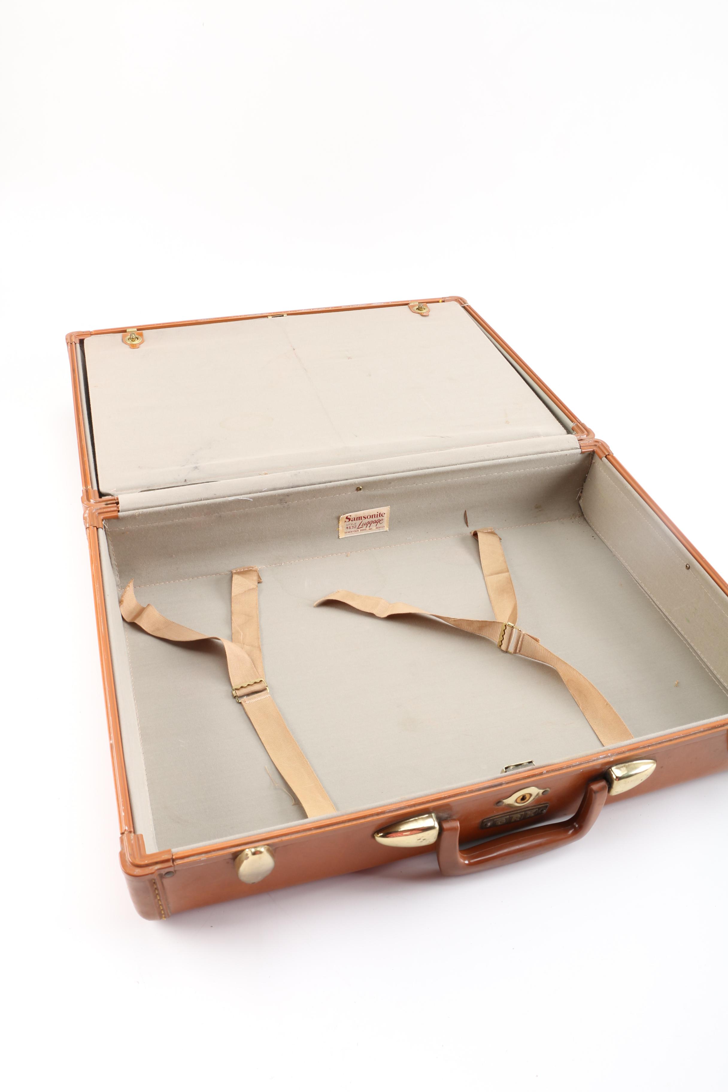 Vintage Samsonite and Cleghorn Suitcases