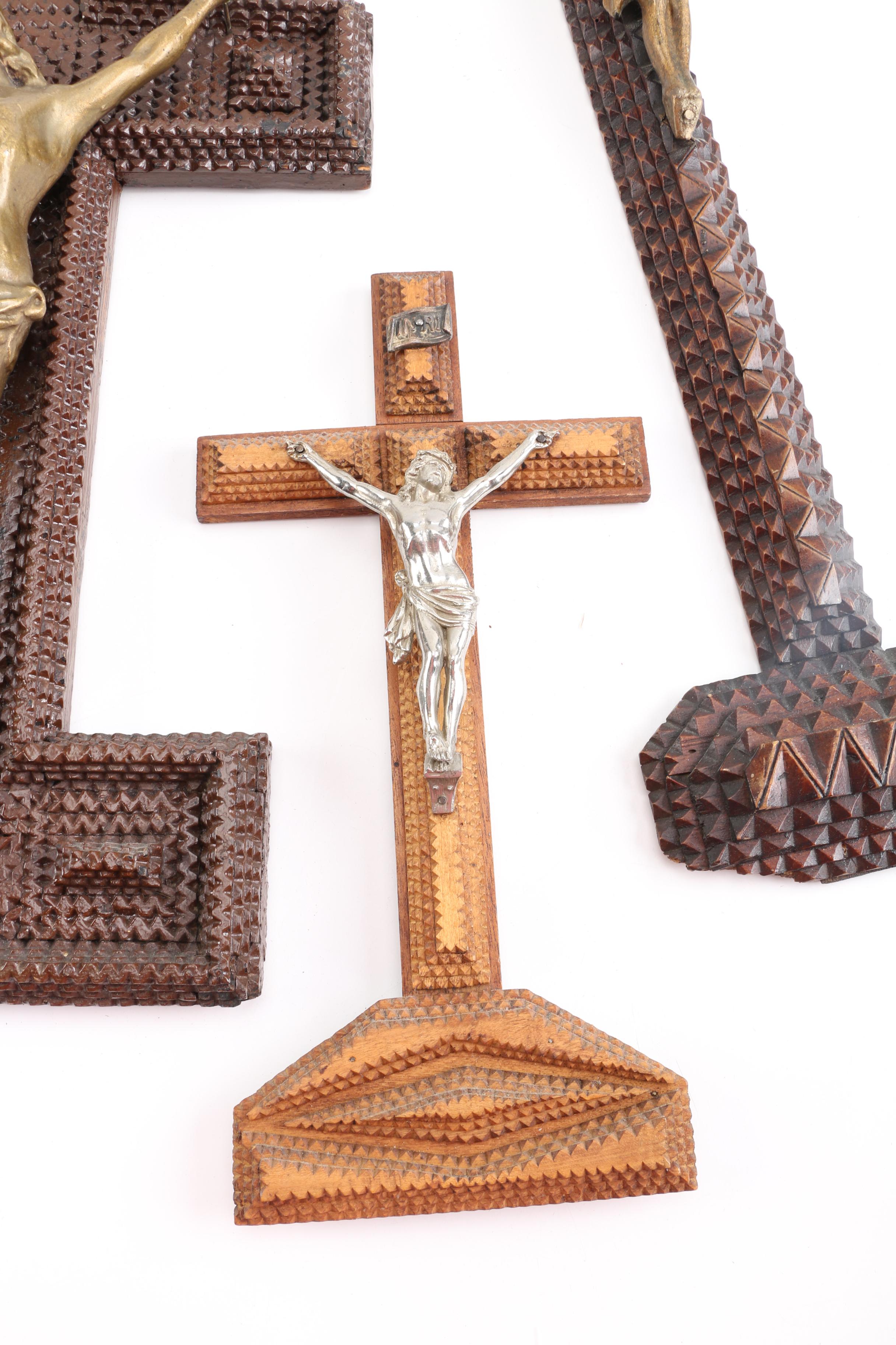 Vintage and Trap Art Crucifixes
