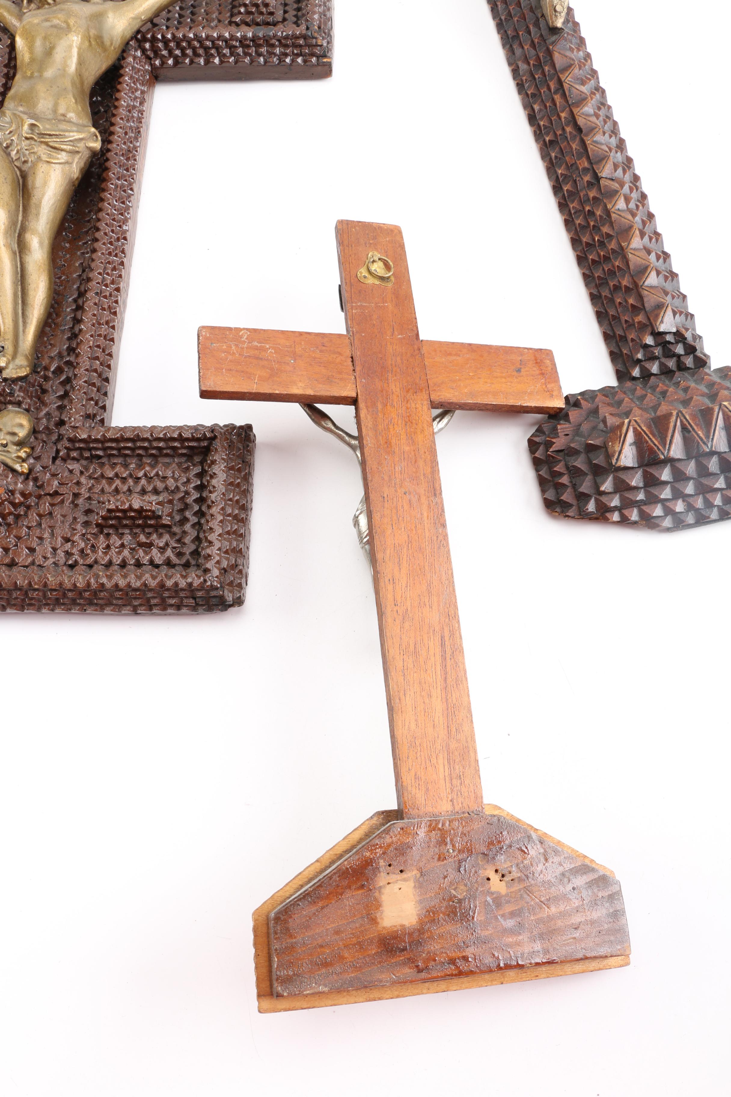 Vintage and Trap Art Crucifixes