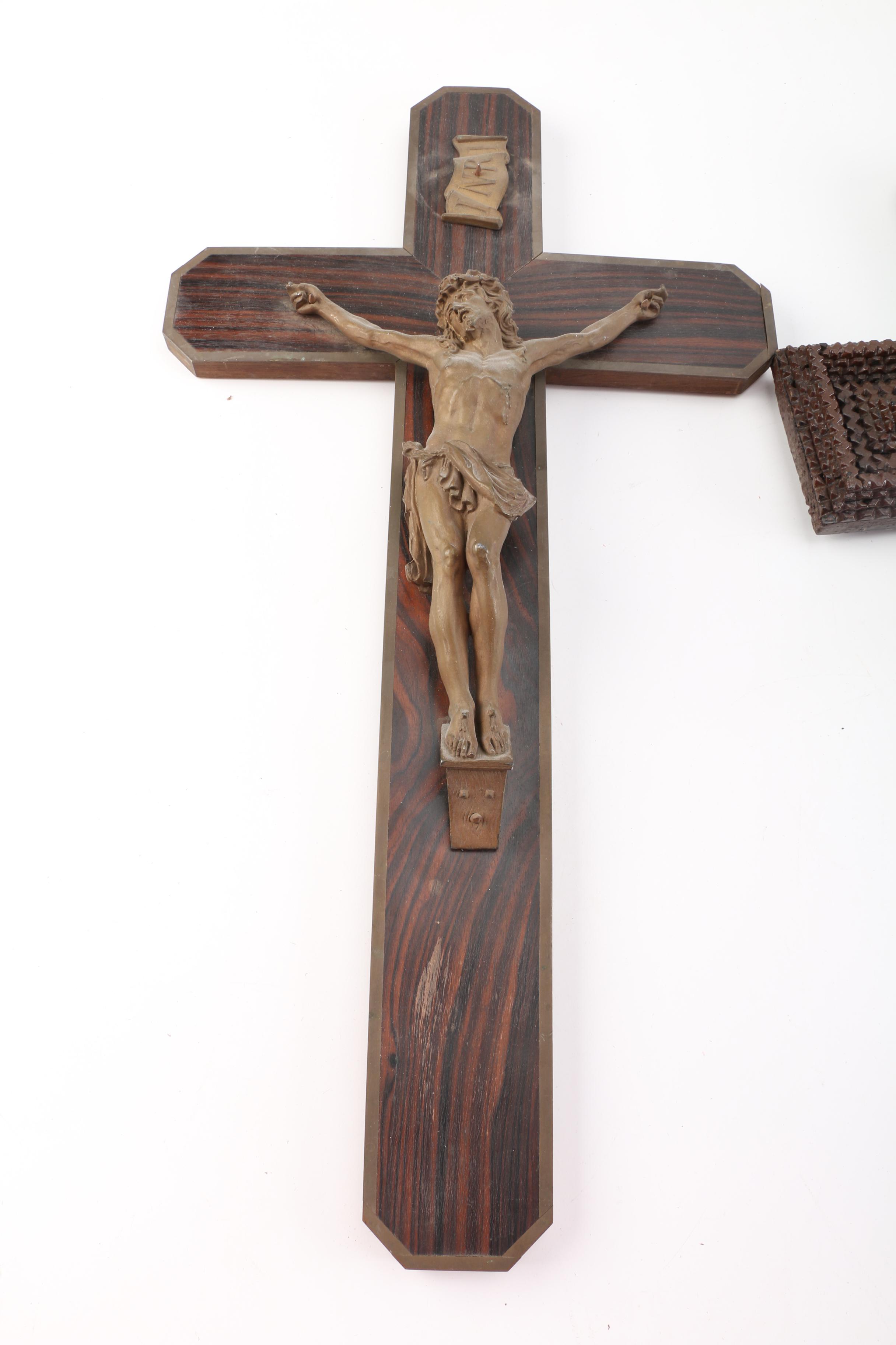 Vintage and Trap Art Crucifixes